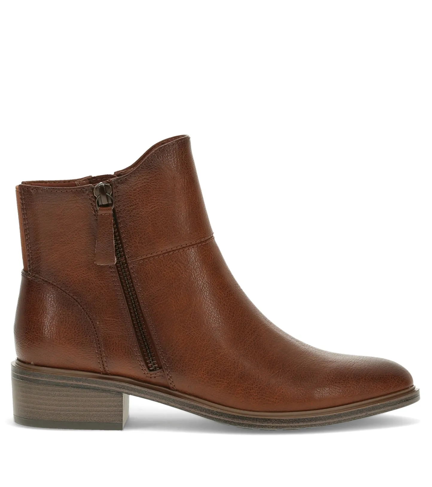 Baretraps Booties^Alona Block Heel Bootie Cognac
