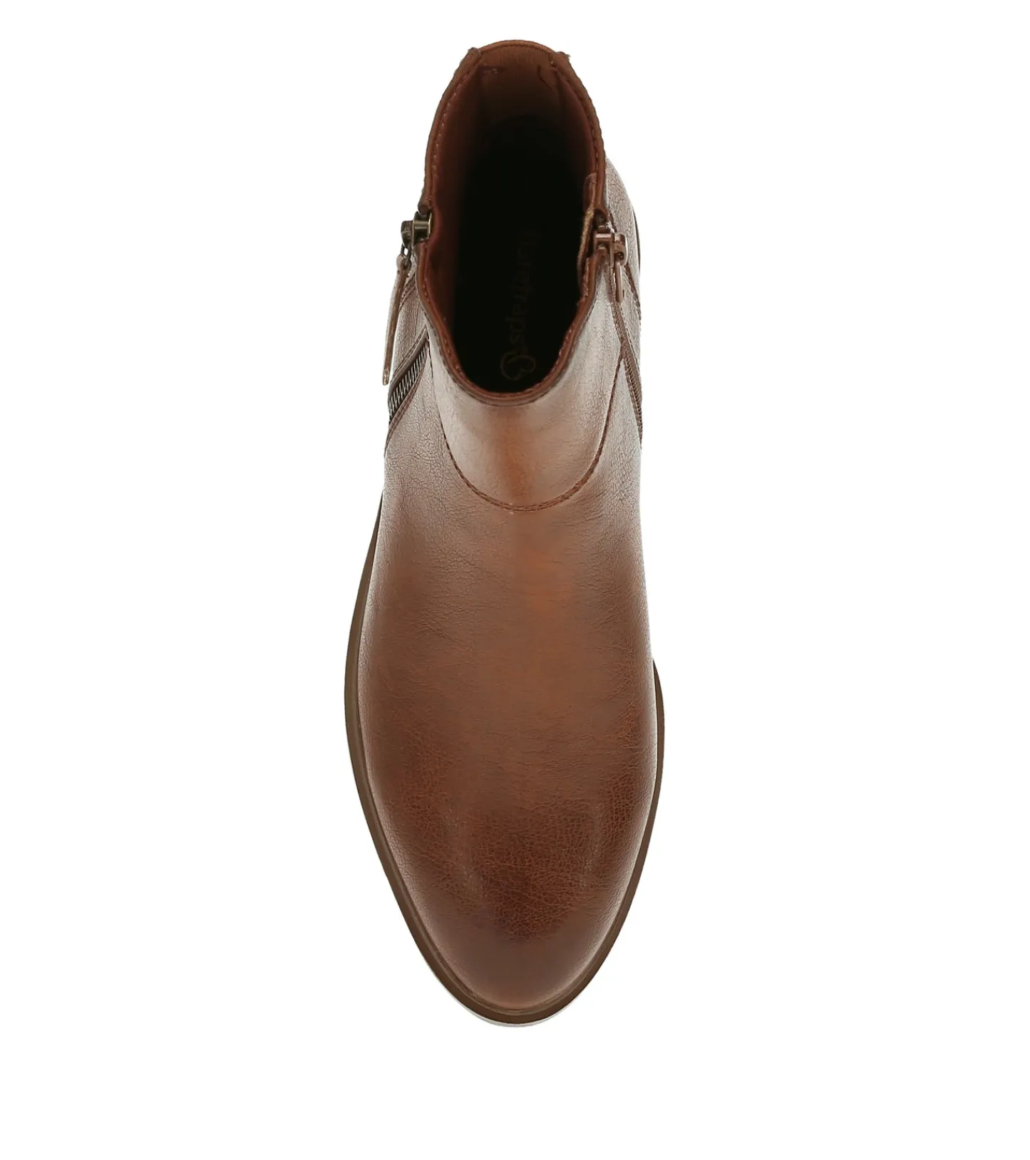 Baretraps Booties^Alona Block Heel Bootie Cognac