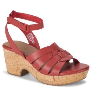 Baretraps Wedge Sandals^Bonita Wedge Sandal Red