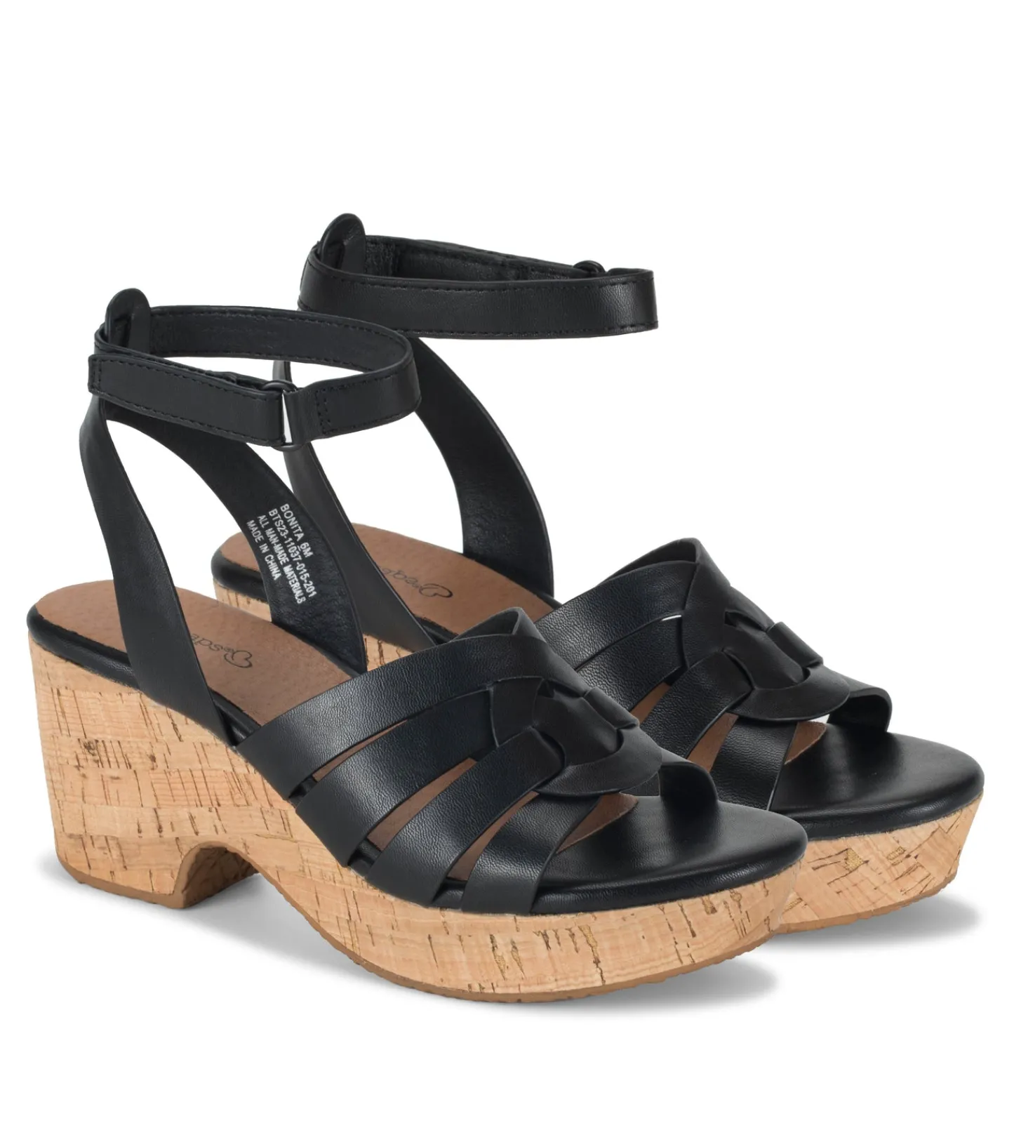 Baretraps Wedge Sandals^Bonita Wedge Sandal Black