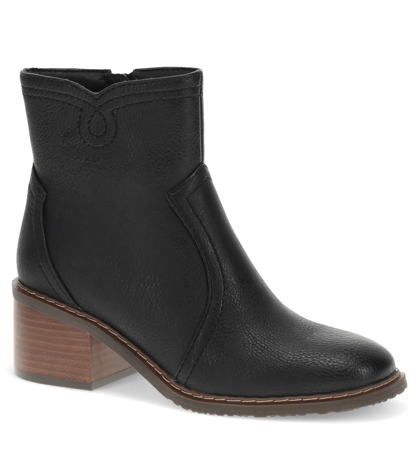 Baretraps Booties^Calloway Block Heel Bootie Black