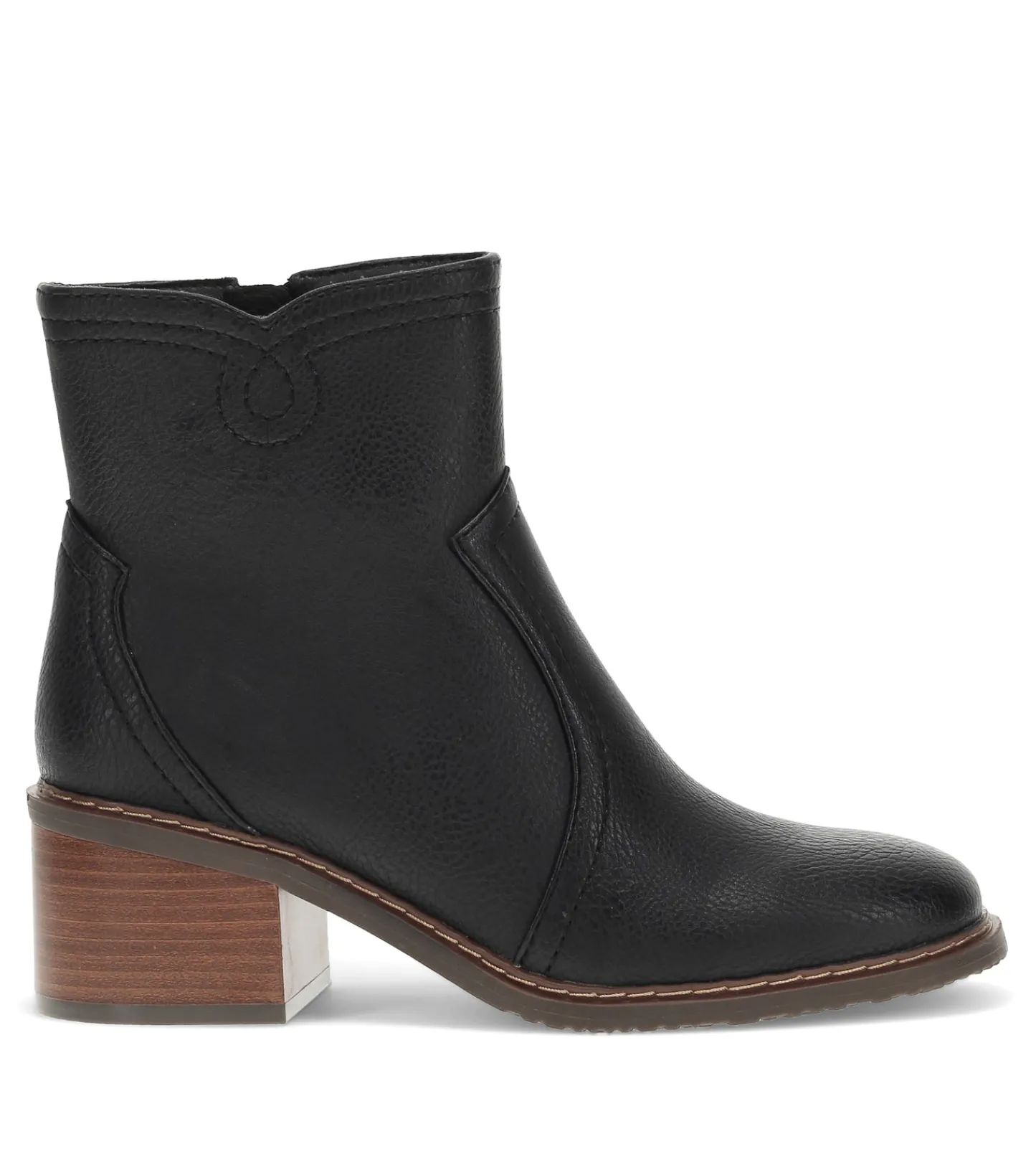 Baretraps Booties^Calloway Block Heel Bootie Black