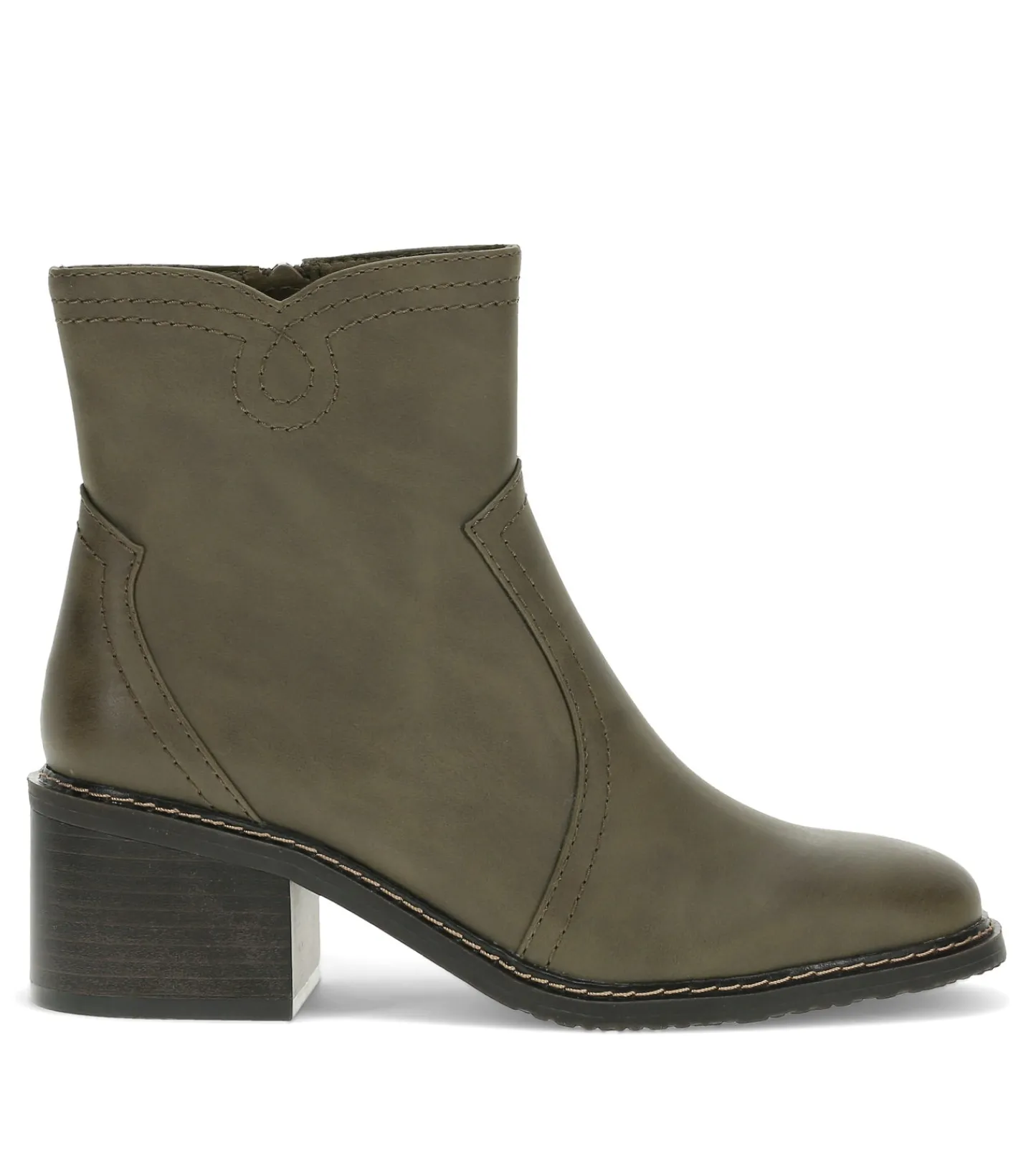 Baretraps Booties^Calloway Block Heel Bootie MossMist