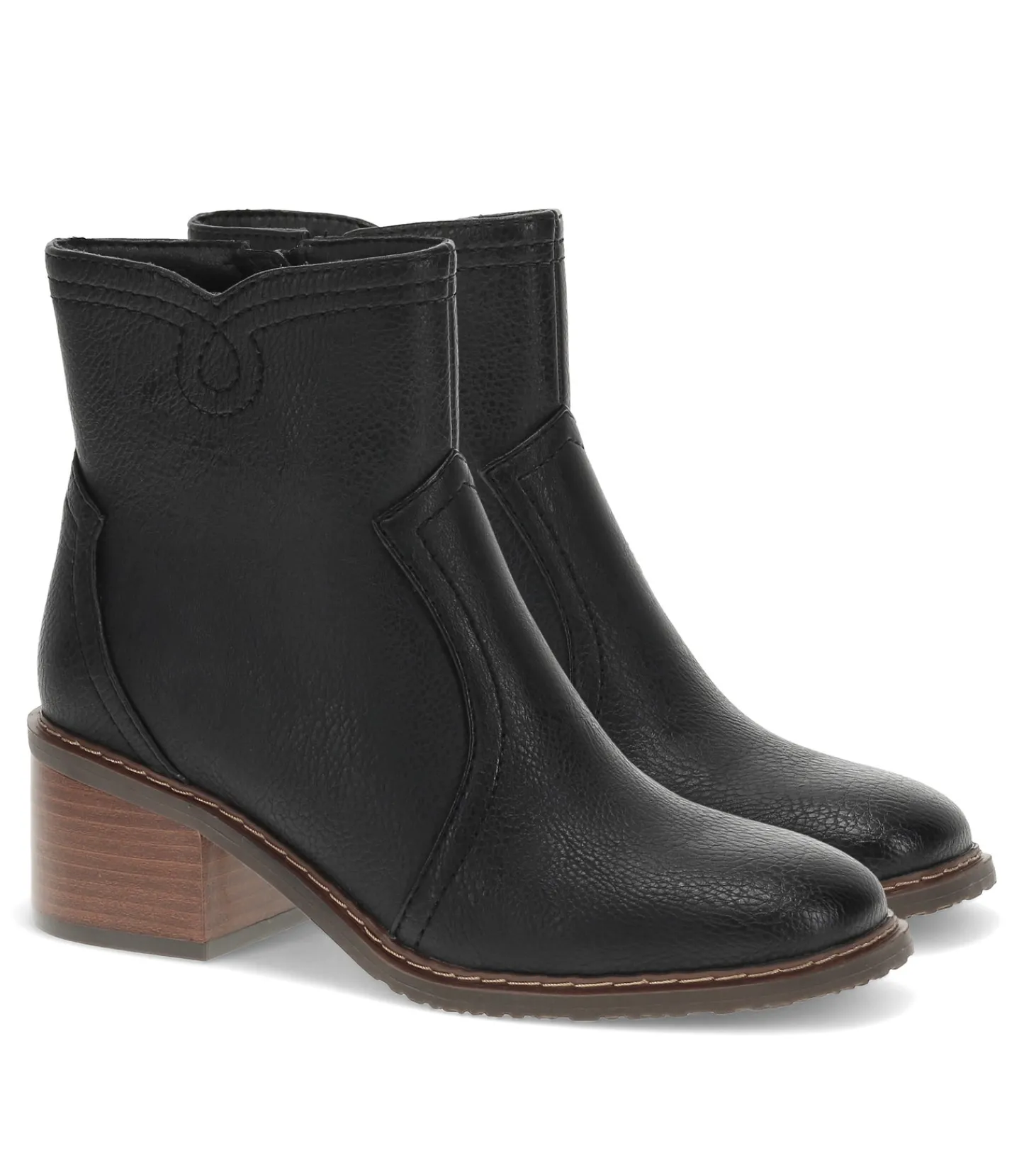 Baretraps Booties^Calloway Block Heel Bootie Black