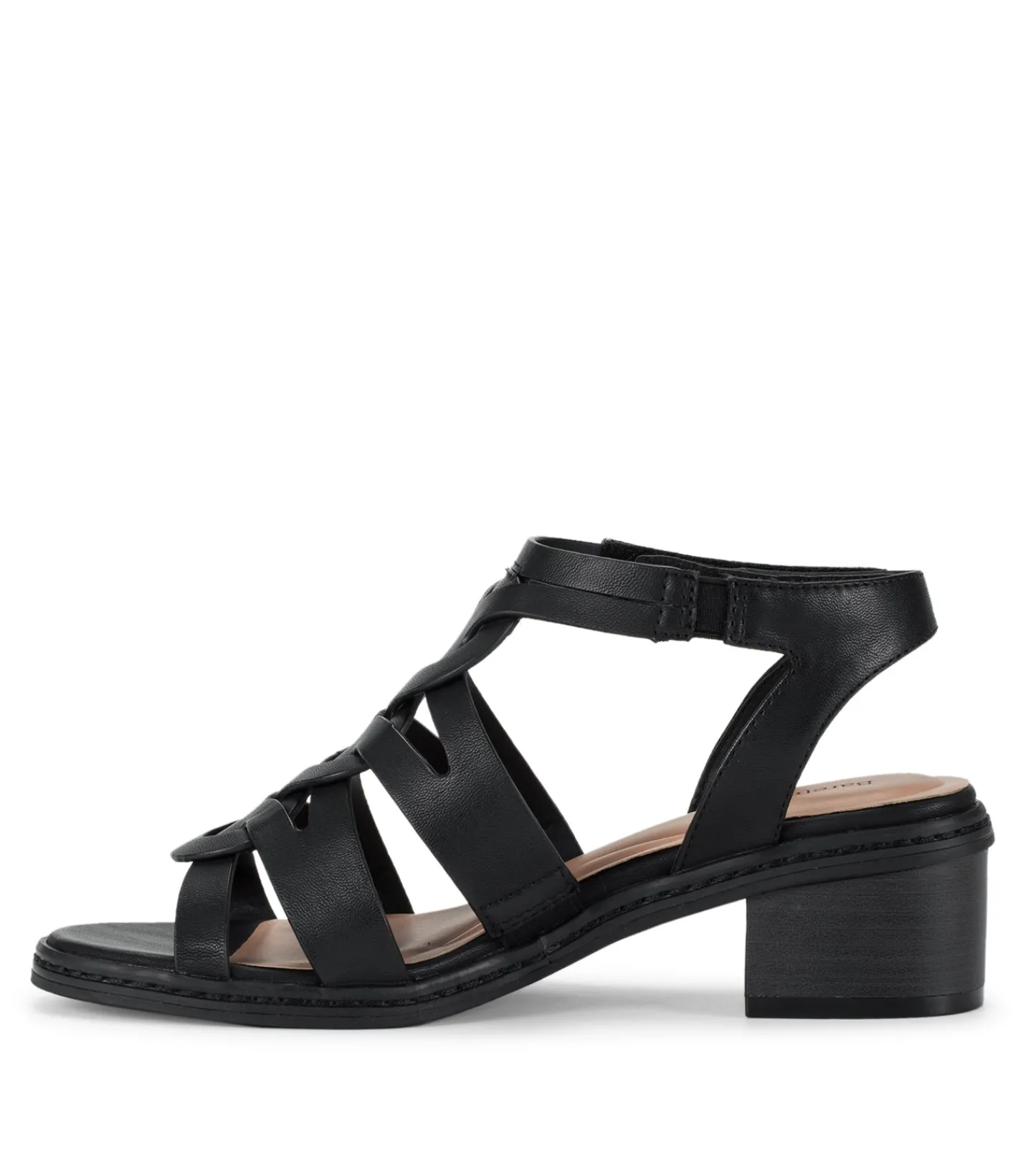 Baretraps Classic Comfort Sandals^Celina Block Heel Sandal Black