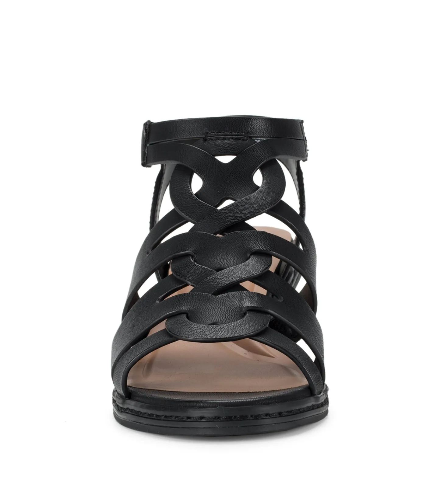 Baretraps Classic Comfort Sandals^Celina Block Heel Sandal Black