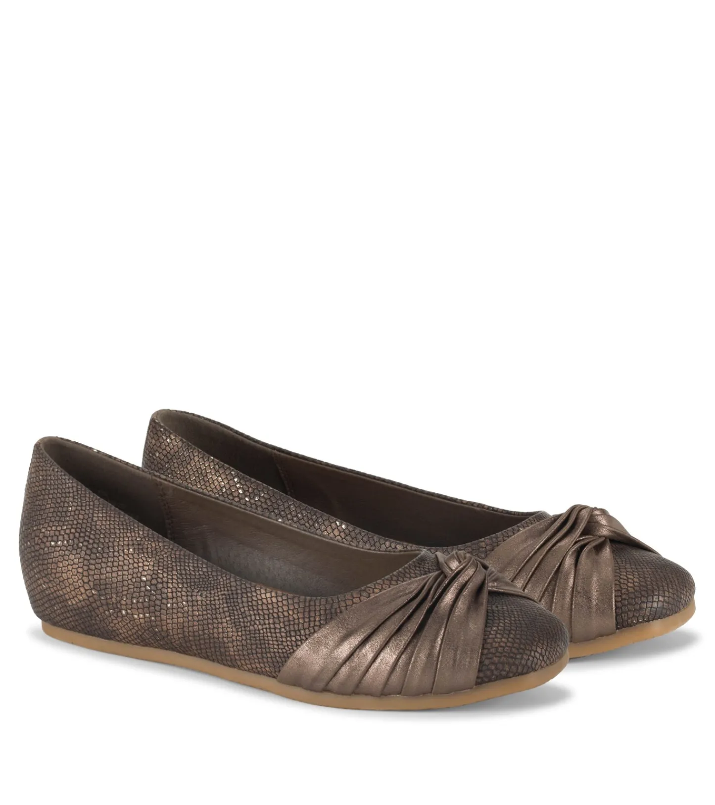 Baretraps Flats & Loafers^Chainey Casual Flat TaupeMetallic