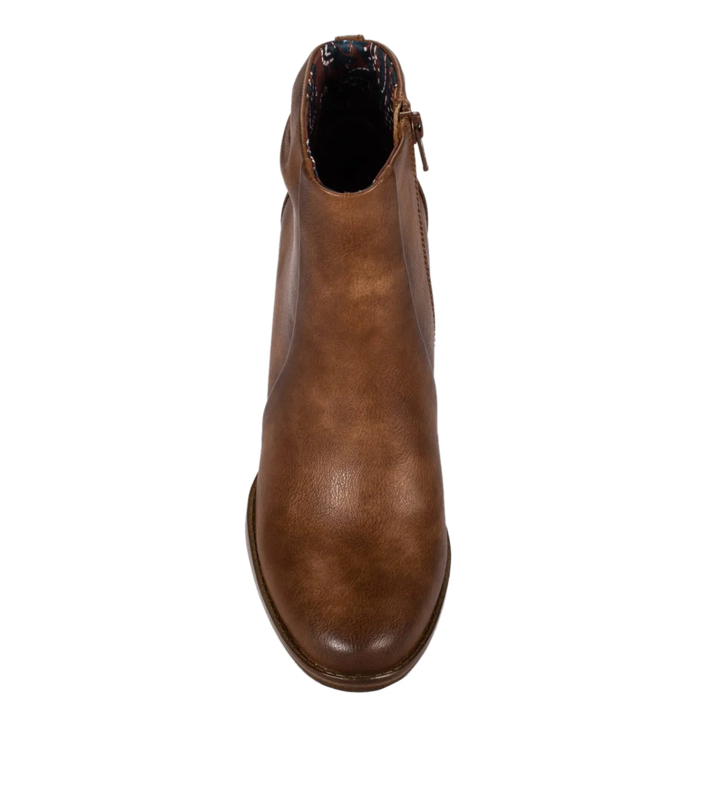 Baretraps Booties^Charee Block Heel Bootie BrushBrown