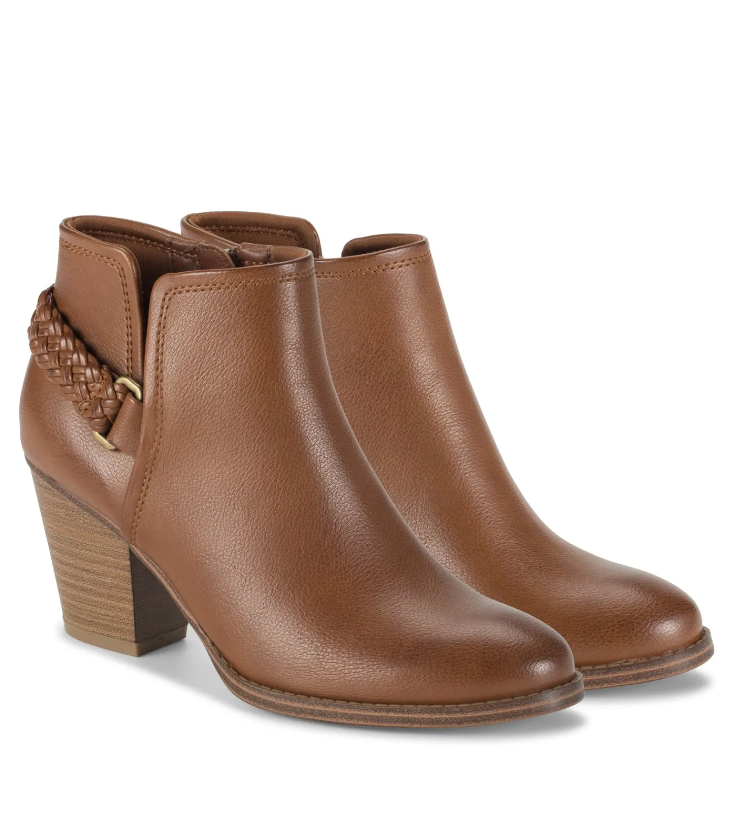 Baretraps Booties^Charlotte Block Heel Bootie Walnut