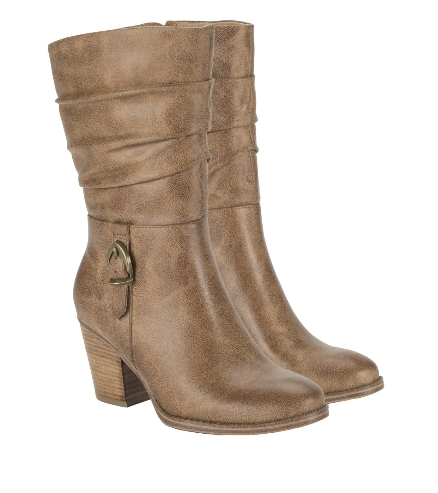 Baretraps Knee High Boots^Cheyenne Mid Calf Boot Auburn