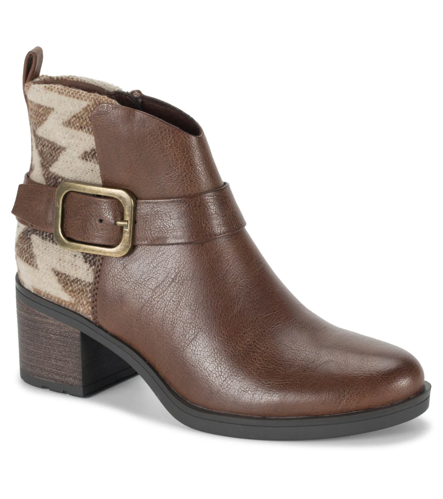 Baretraps Booties^Colorado Block Heel Bootie DarkBrown