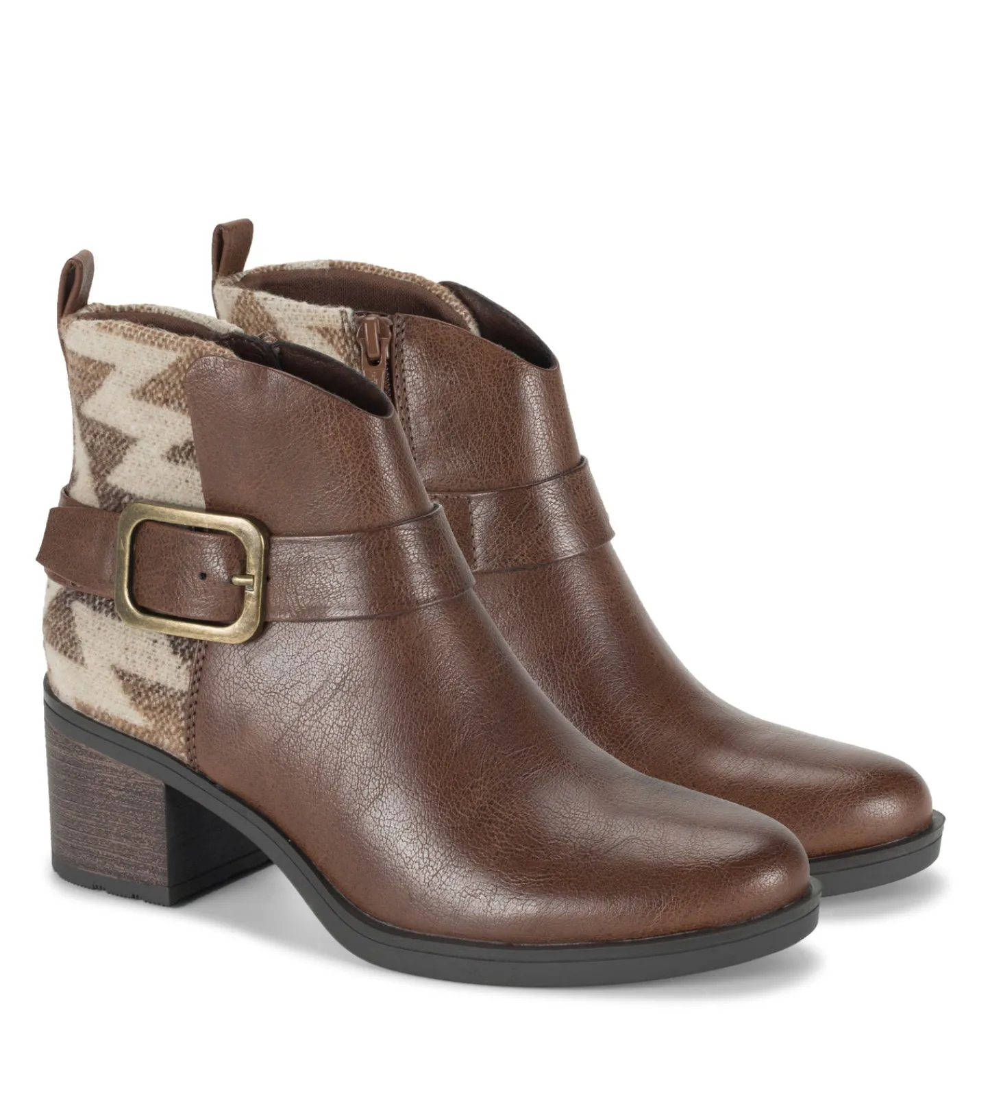 Baretraps Booties^Colorado Block Heel Bootie DarkBrown