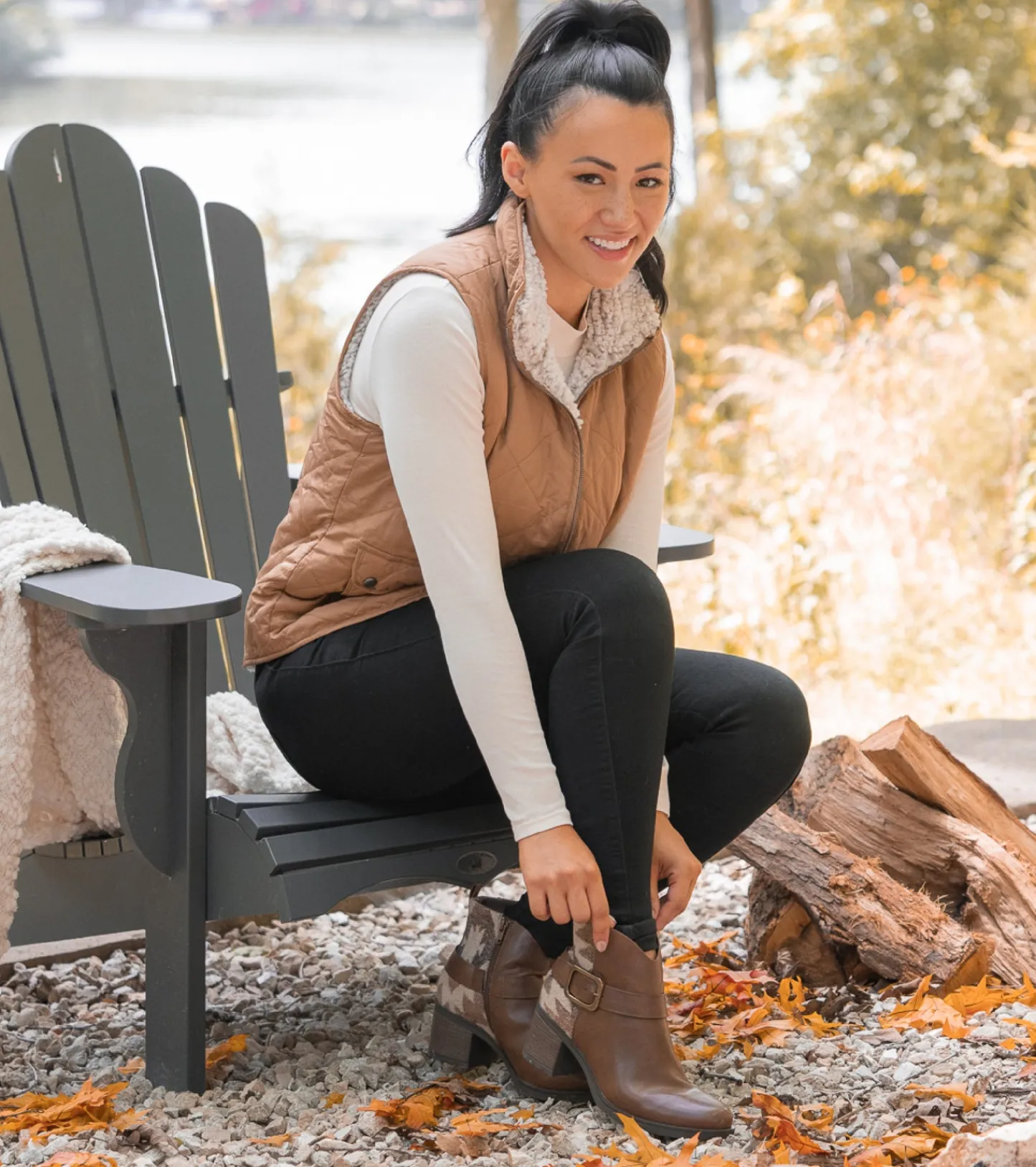Baretraps Booties^Colorado Block Heel Bootie DarkBrown