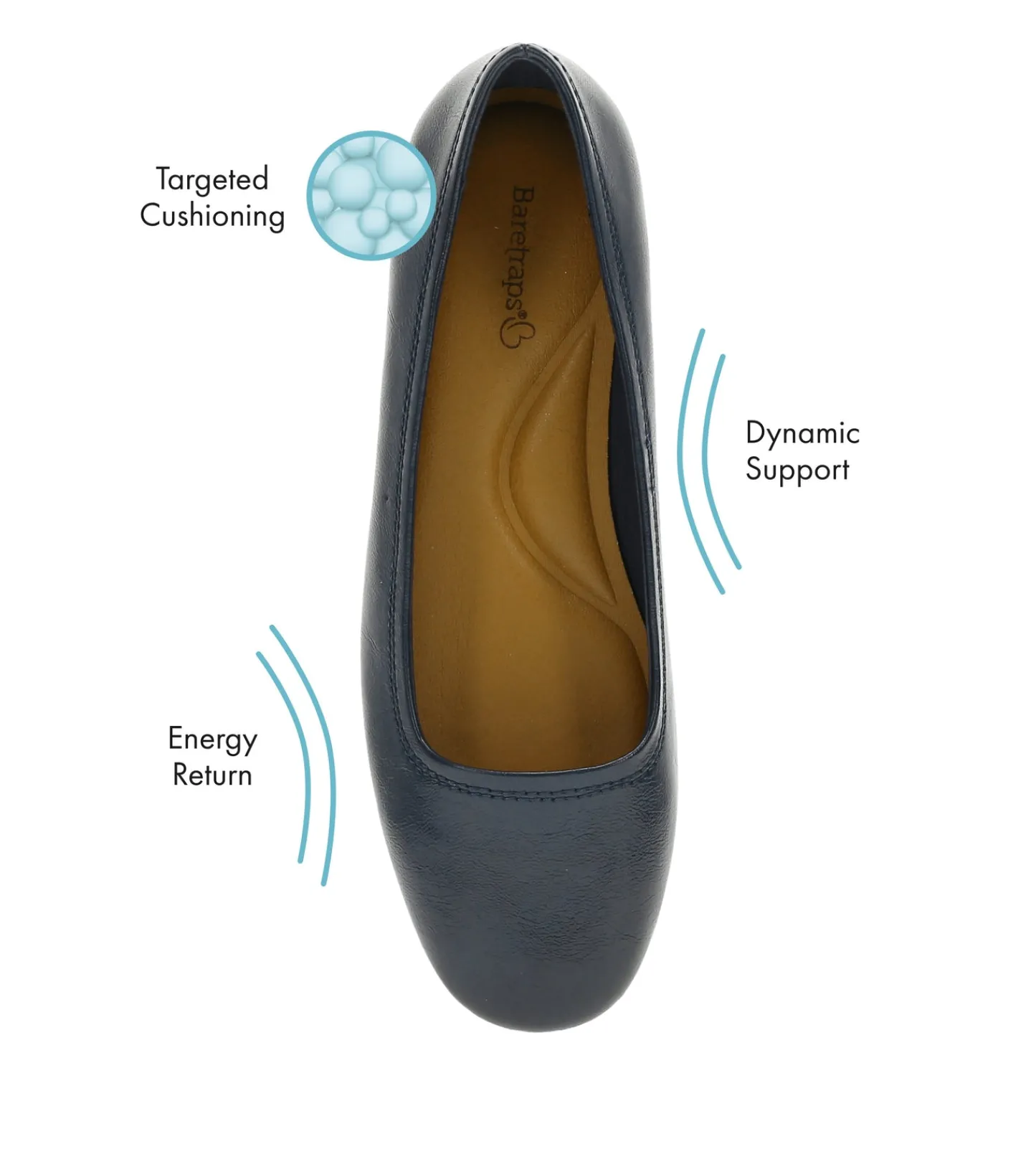 Baretraps Flats & Loafers | Dress Shoes^Covette Wedge Slip On DarkNavy