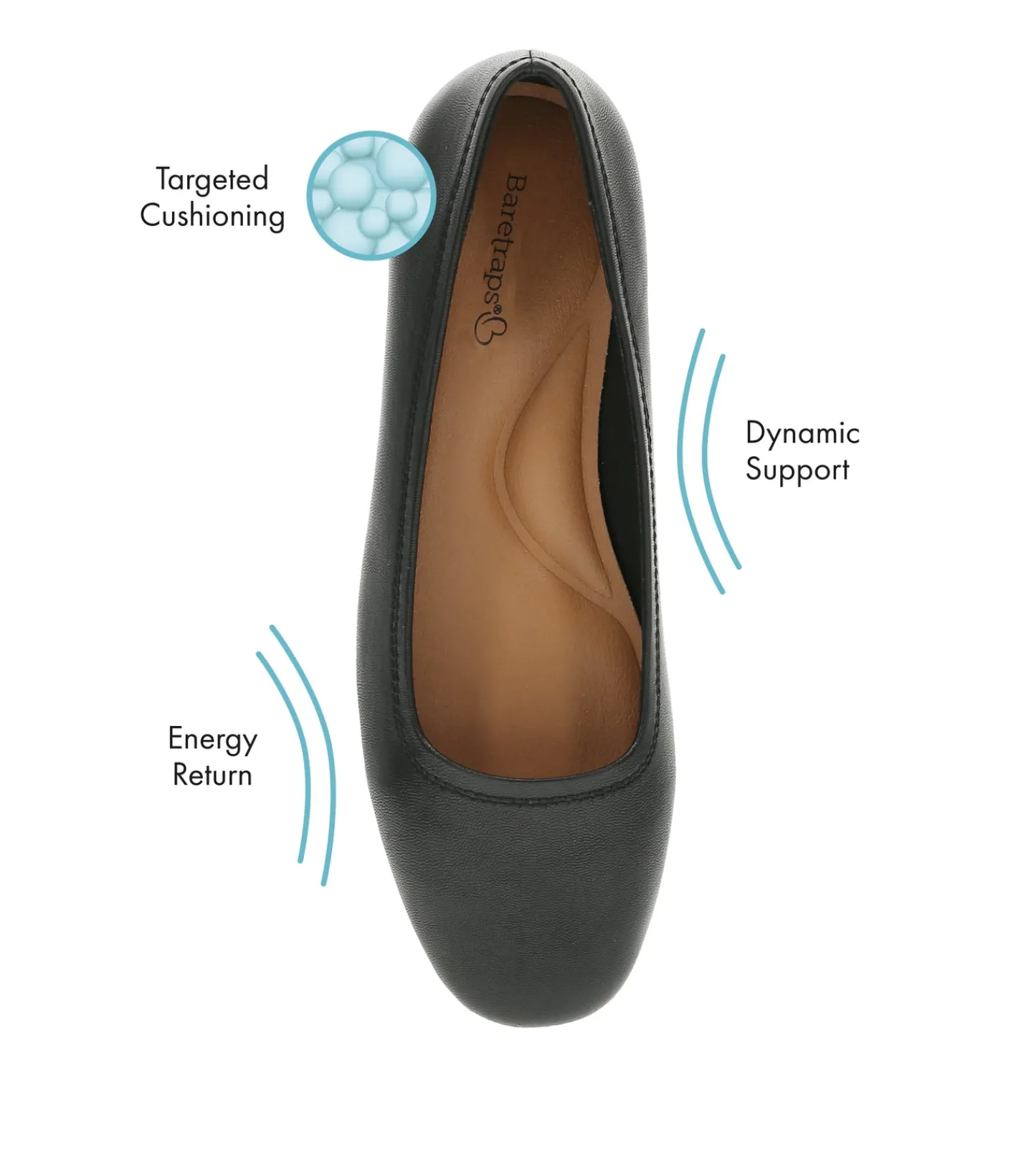 Baretraps Flats & Loafers | Dress Shoes^Covette Wedge Slip On Black