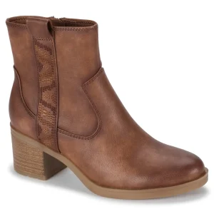 Baretraps Booties^Covina Block Heel Bootie BrushBrown
