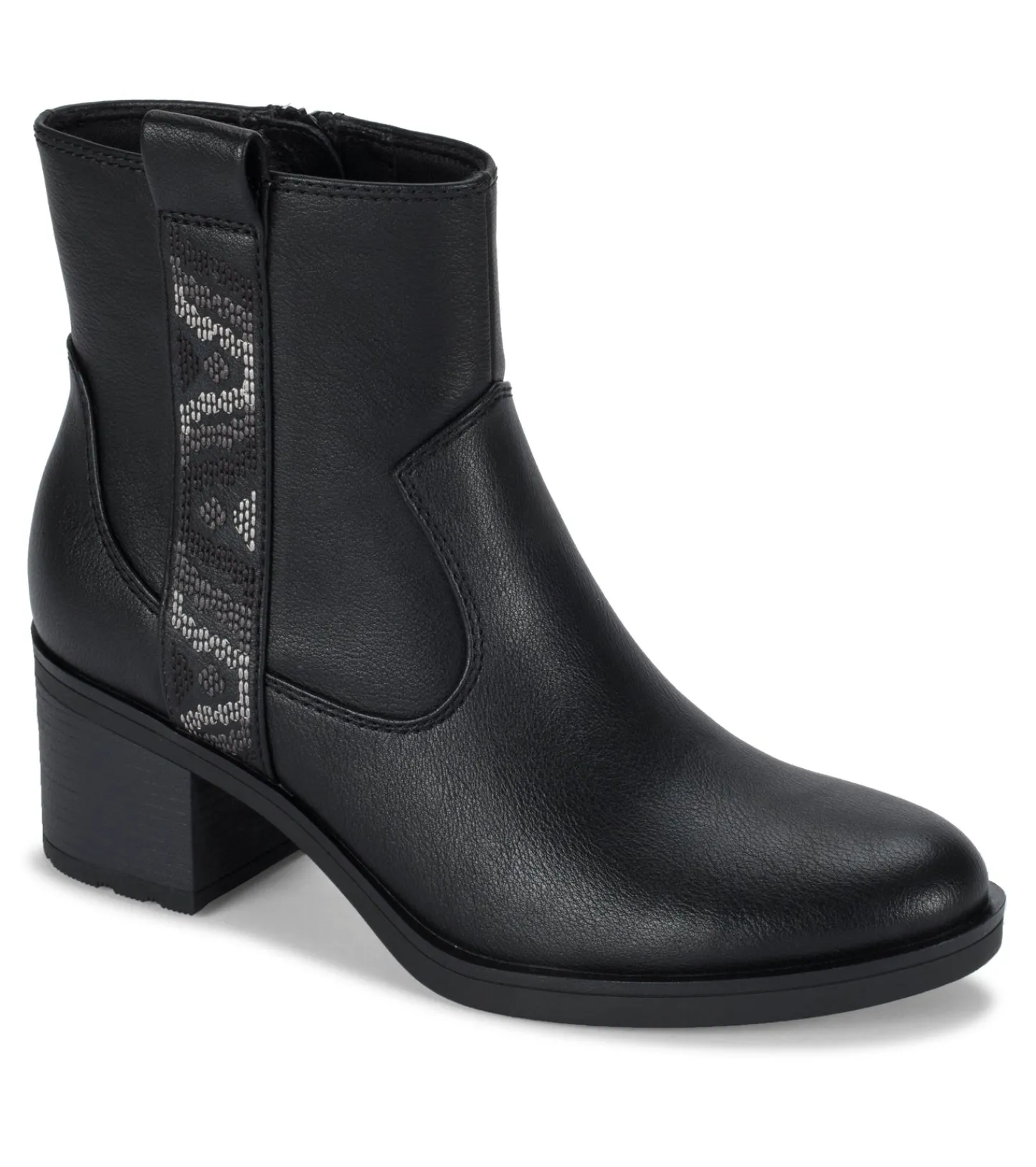 Baretraps Booties^Covina Block Heel Bootie Black