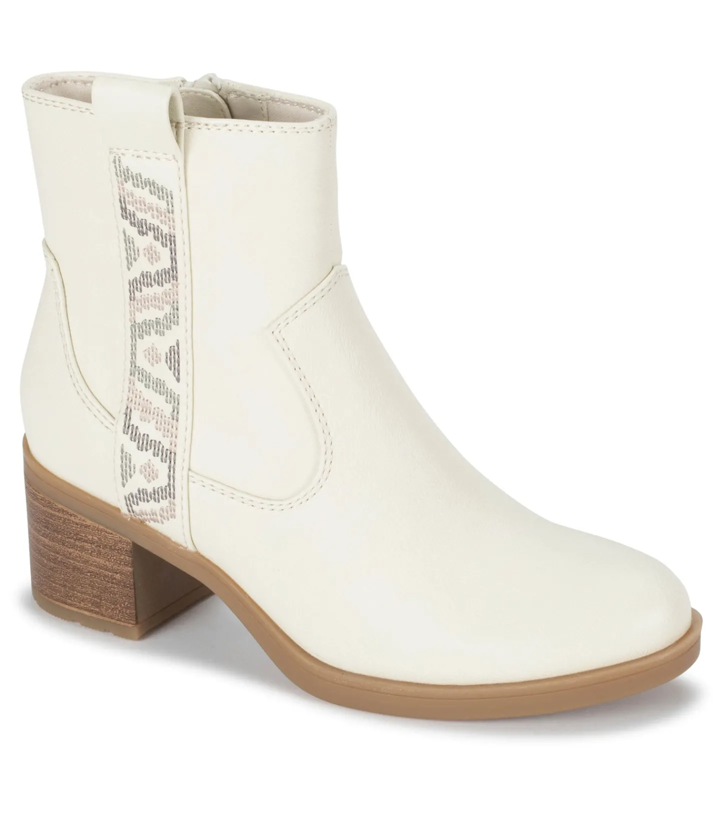 Baretraps Booties^Covina Block Heel Bootie Cream