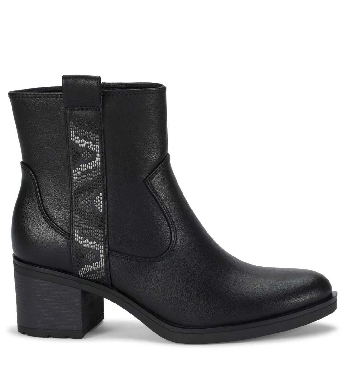Baretraps Booties^Covina Block Heel Bootie Black