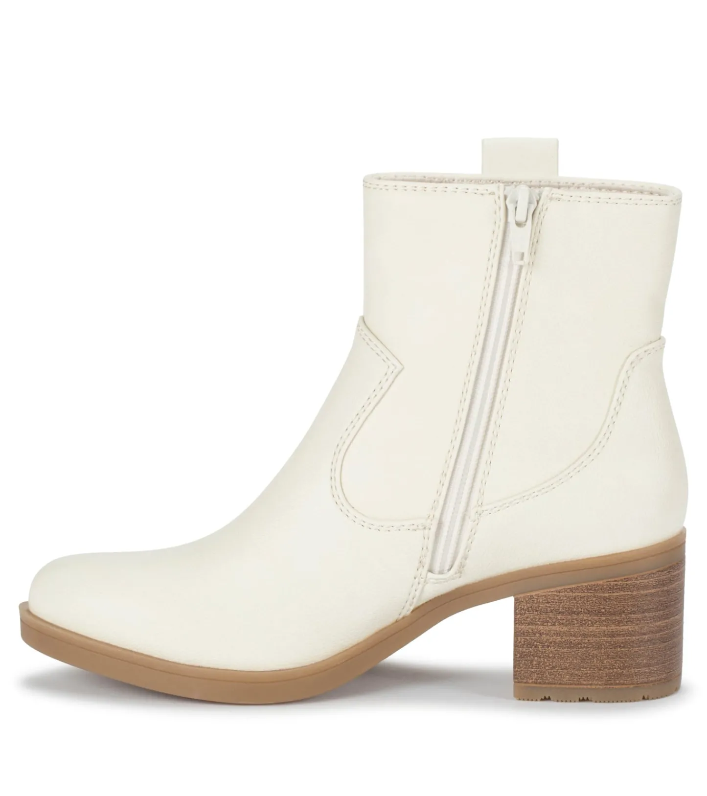 Baretraps Booties^Covina Block Heel Bootie Cream