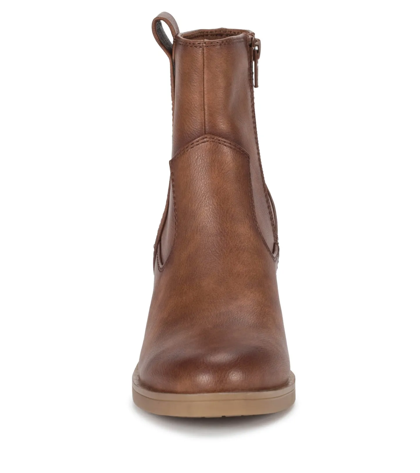 Baretraps Booties^Covina Block Heel Bootie BrushBrown