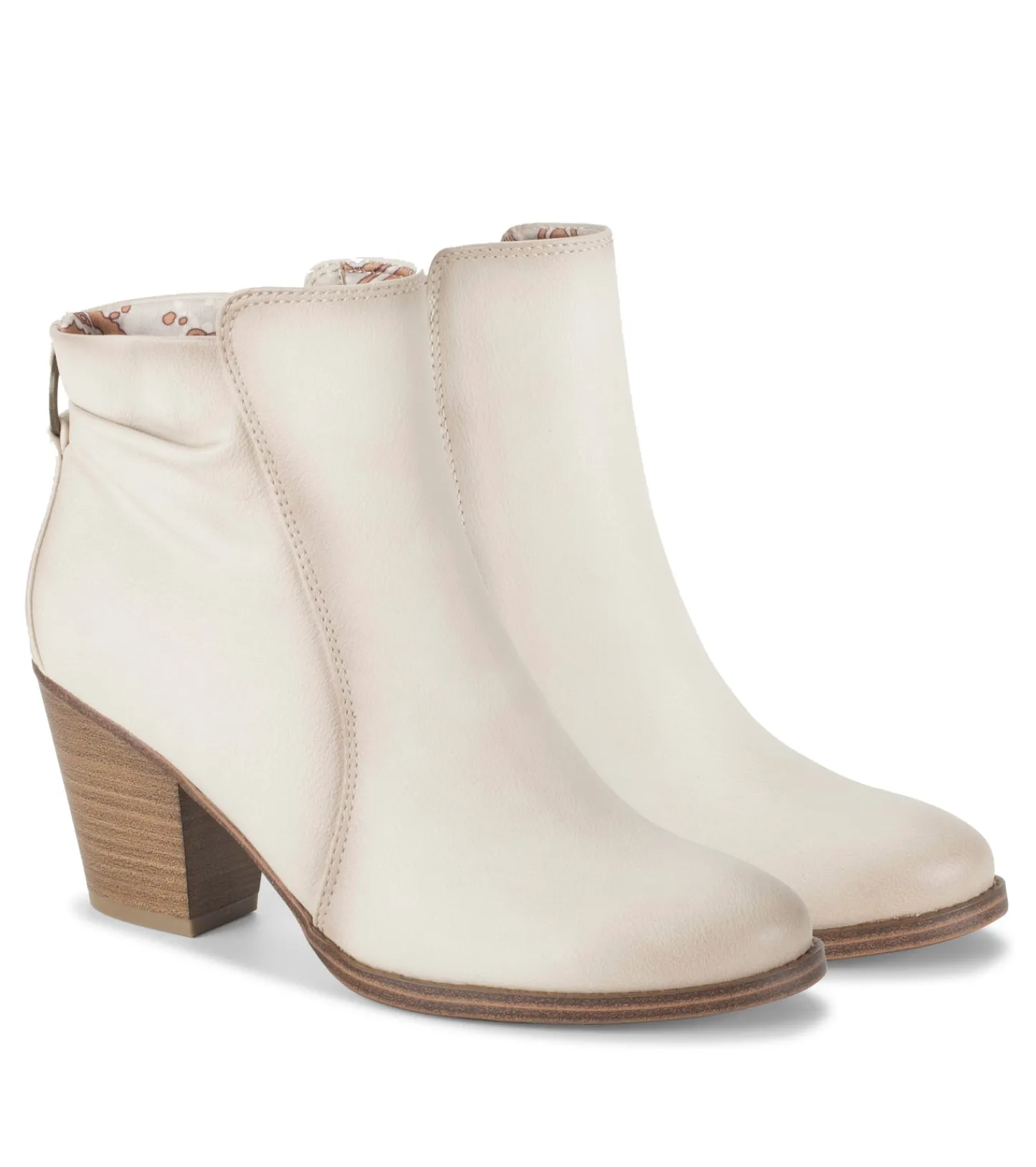 Baretraps Booties^Crystal Block Heel Bootie Milkyway