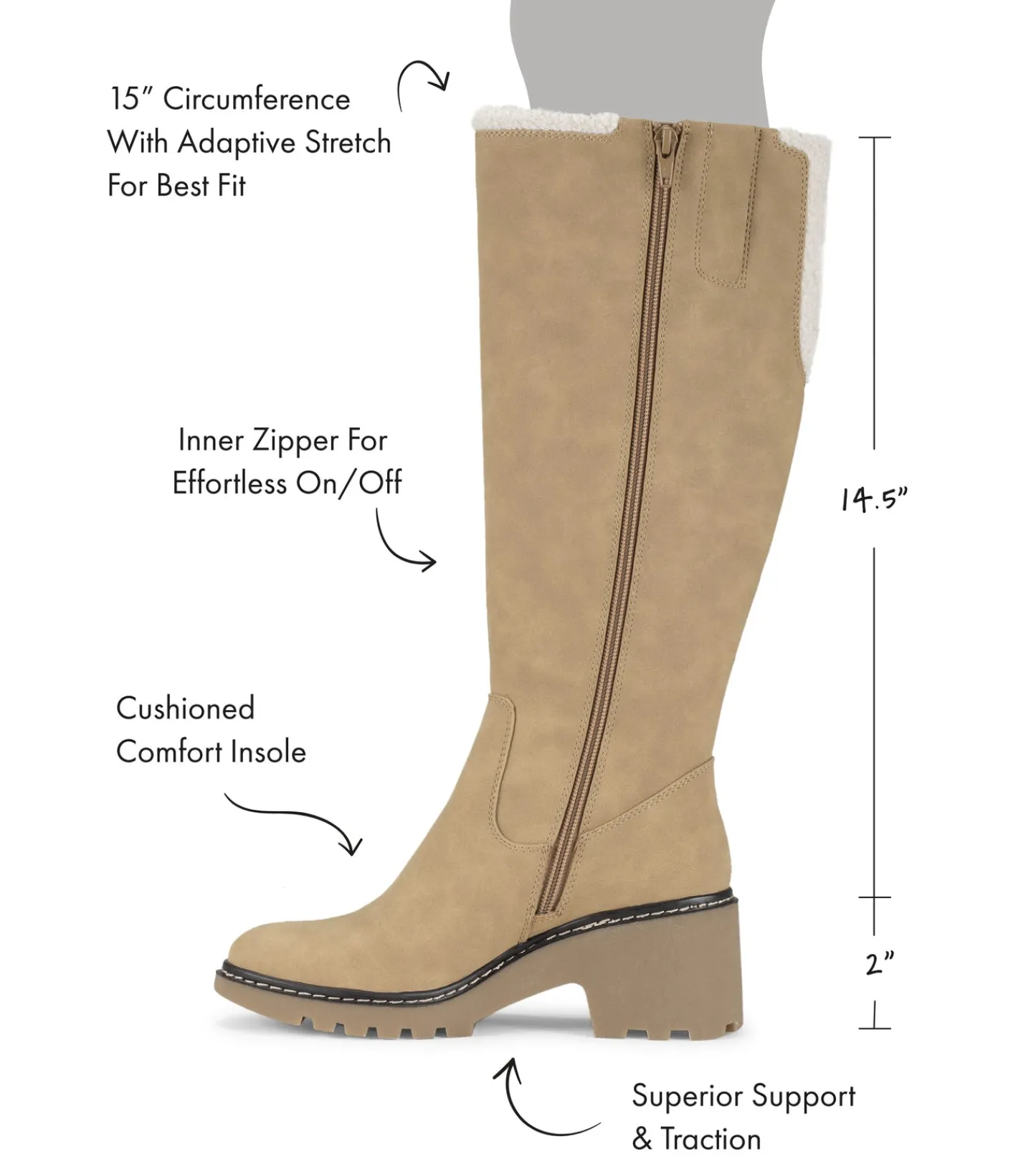 Baretraps Knee High Boots^Dalary Tall Boot Cognac