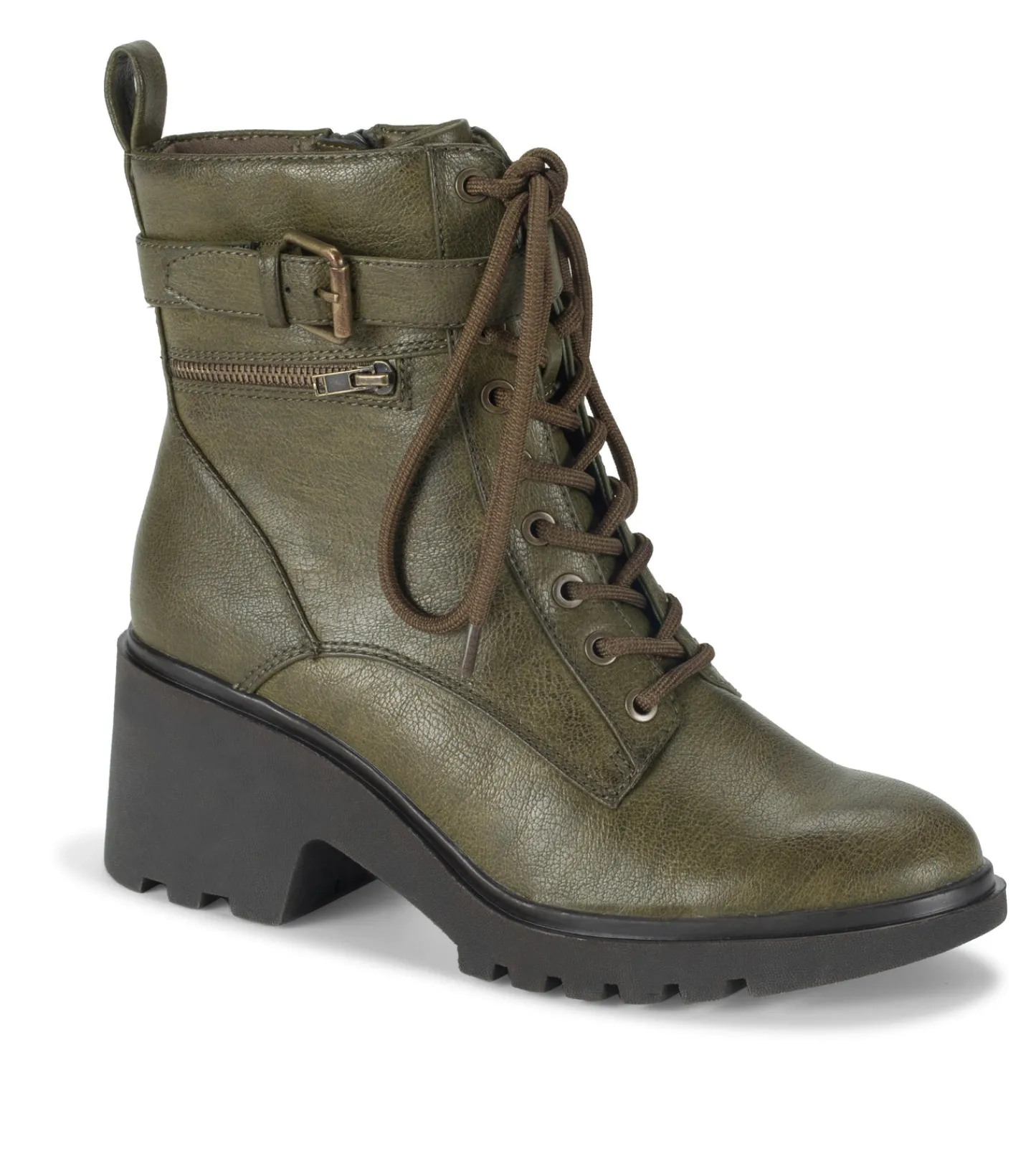 Baretraps Booties^Dani Lace Up Boot DarkJade