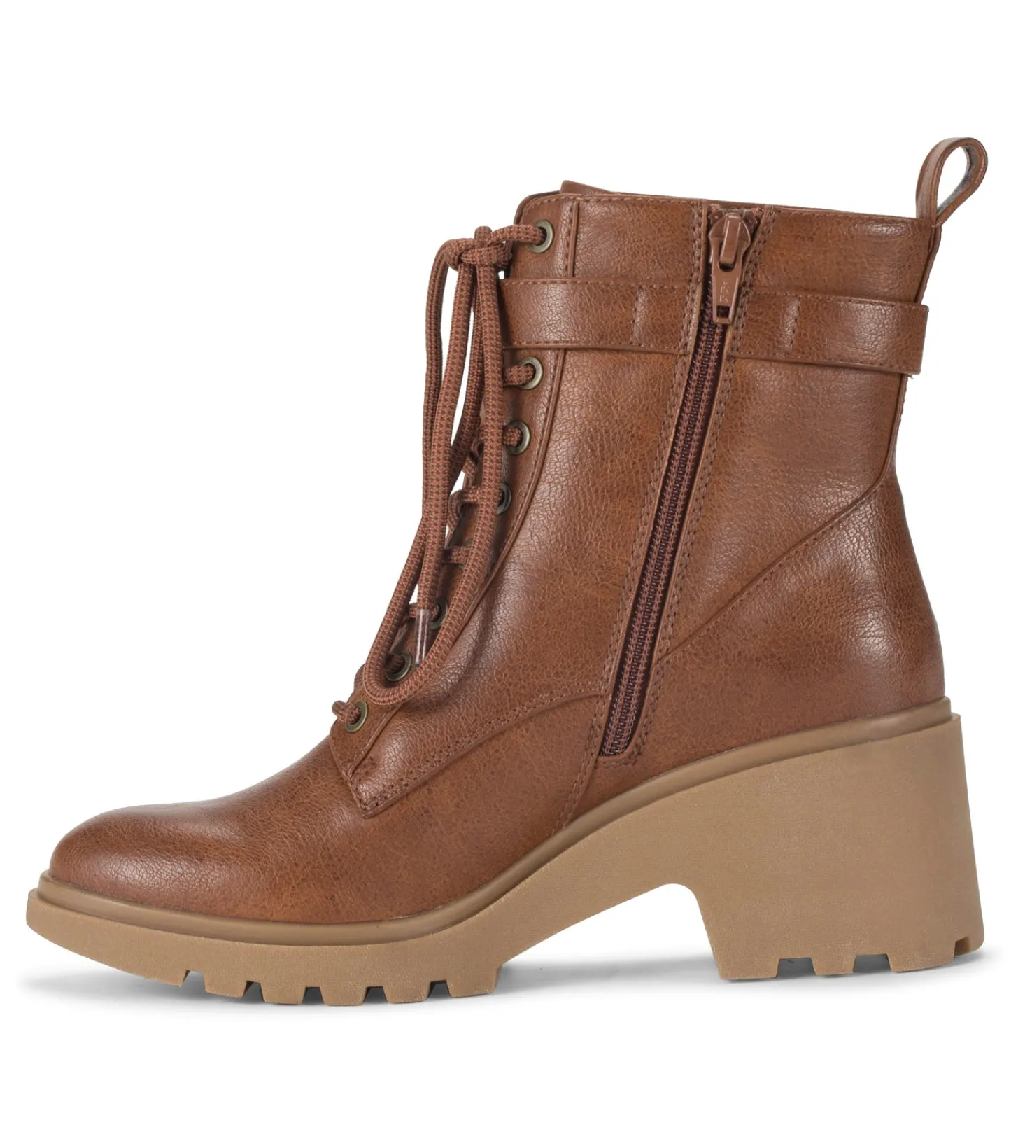 Baretraps Booties^Dani Lace Up Boot Cognac