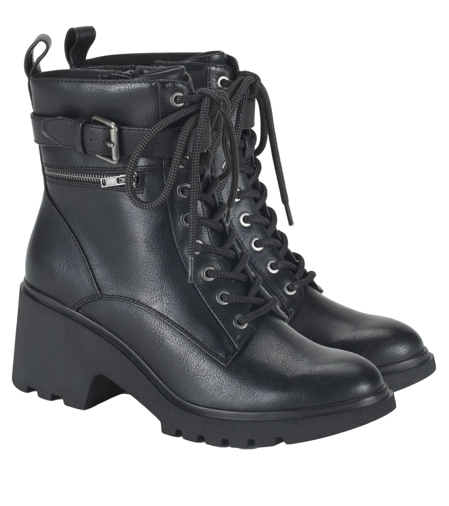 Baretraps Booties^Dani Lace Up Boot Black