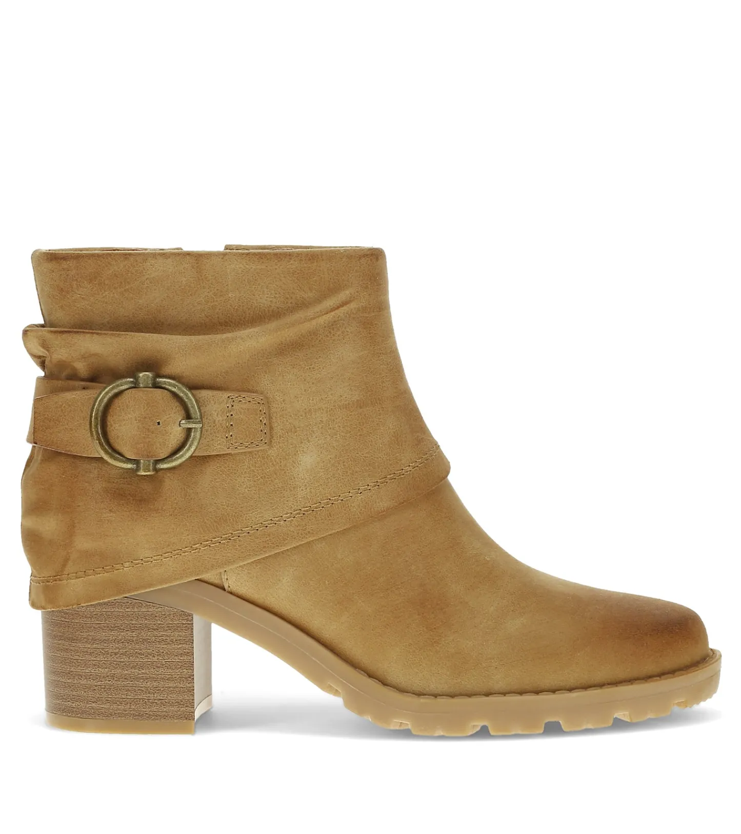 Baretraps Booties^Deborah Block Heel Bootie Sand