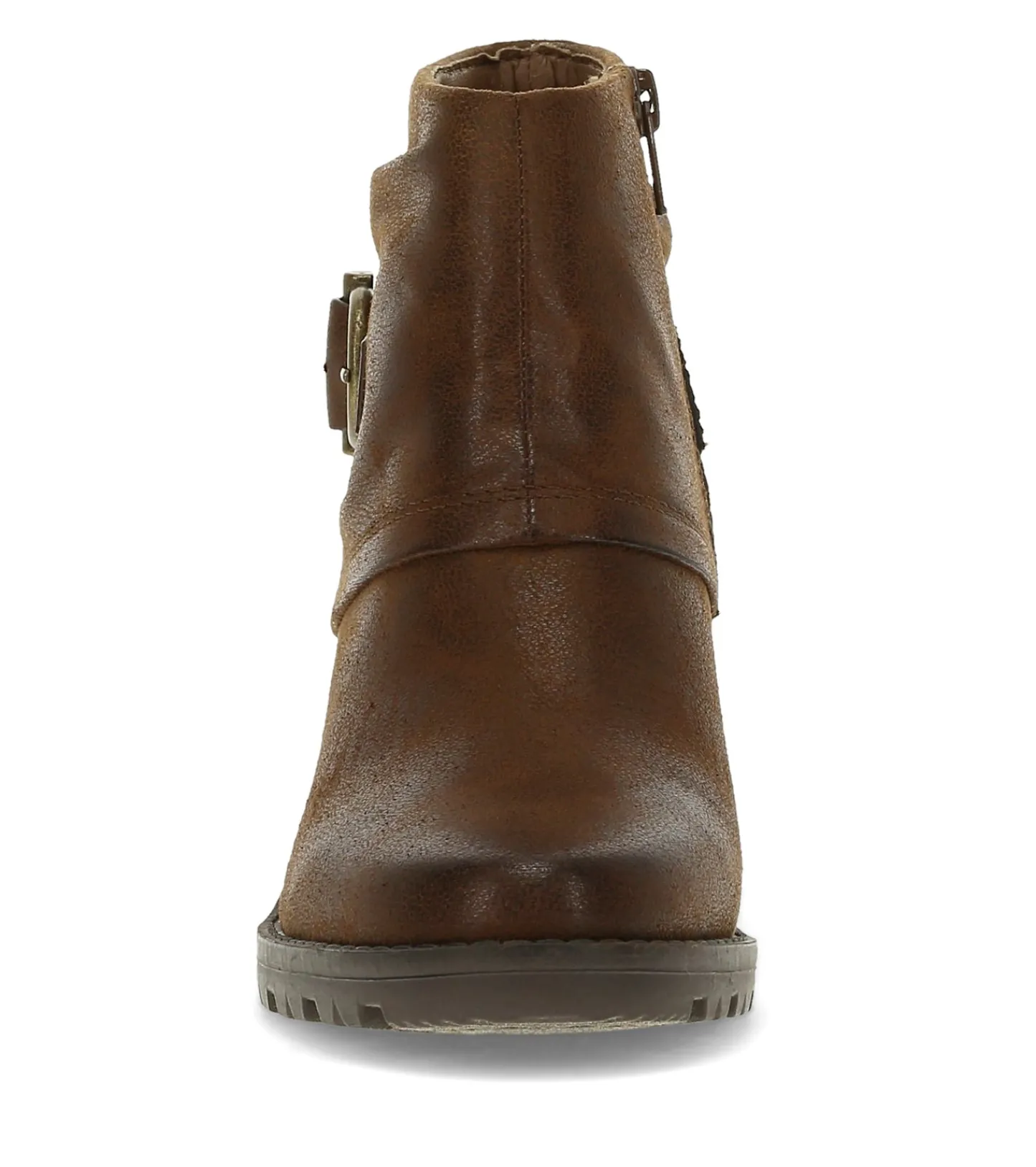 Baretraps Booties^Deborah Block Heel Bootie BrushBrown