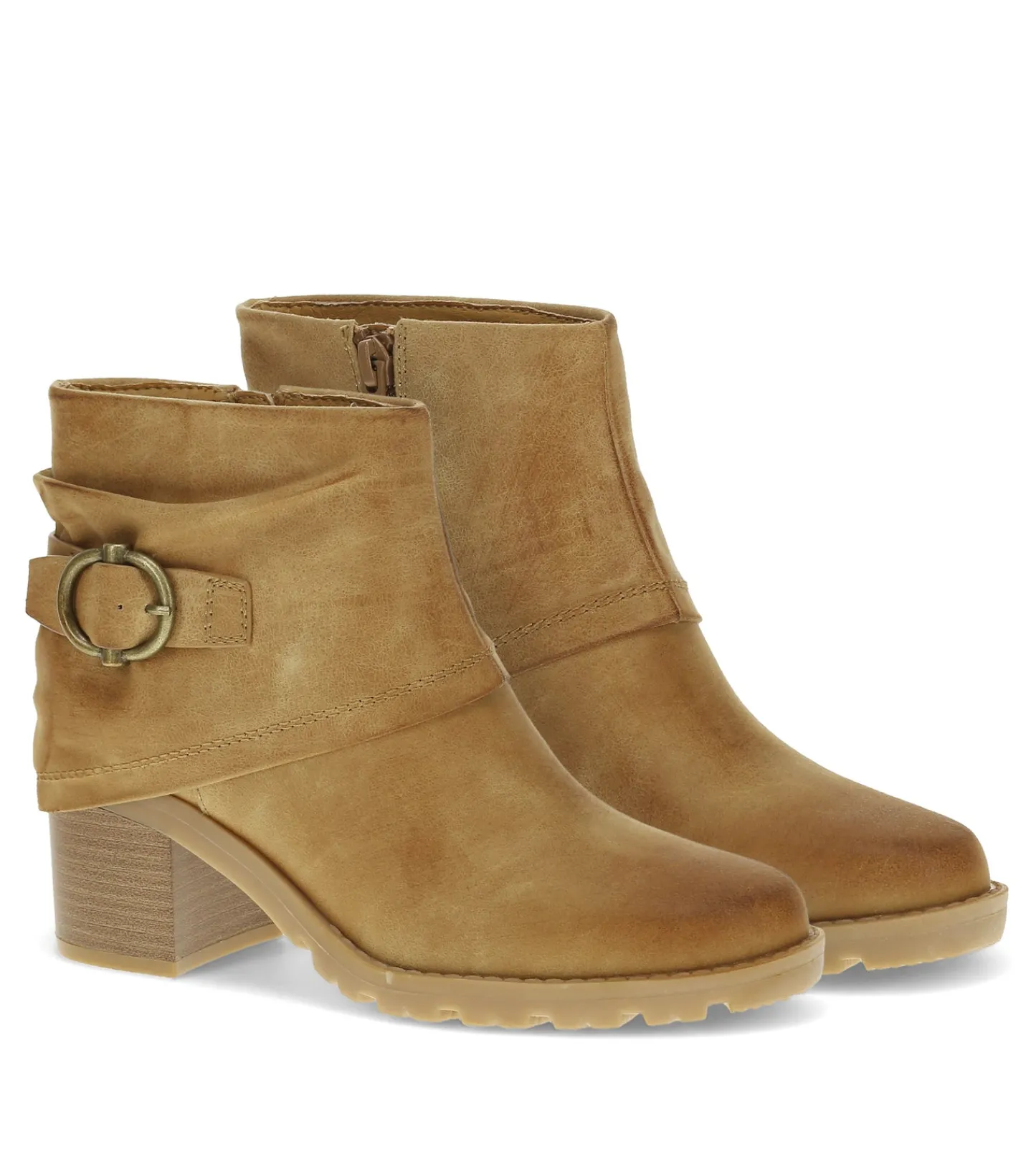 Baretraps Booties^Deborah Block Heel Bootie Sand