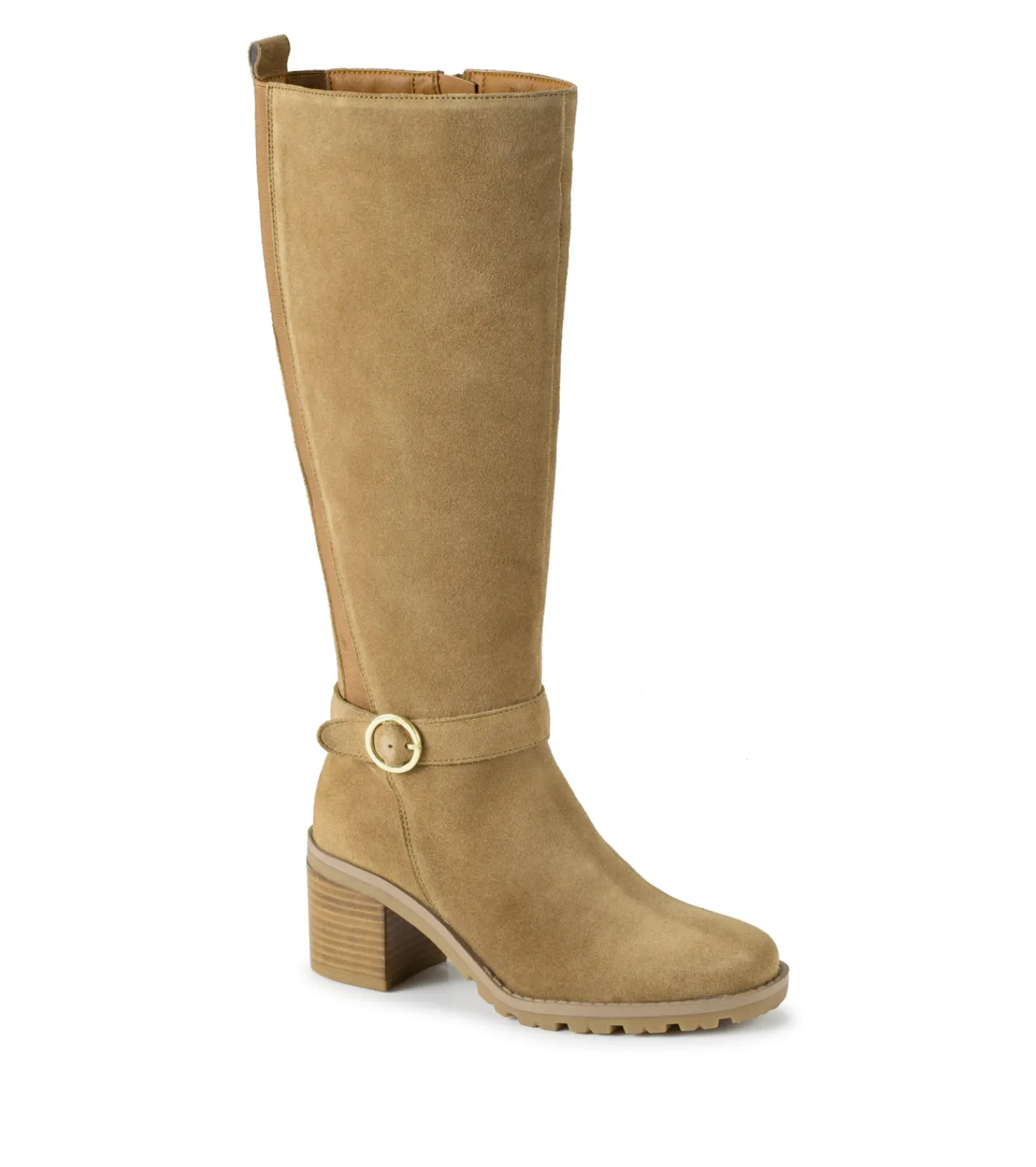 Baretraps Knee High Boots^Della Tall Boot CognacSuede