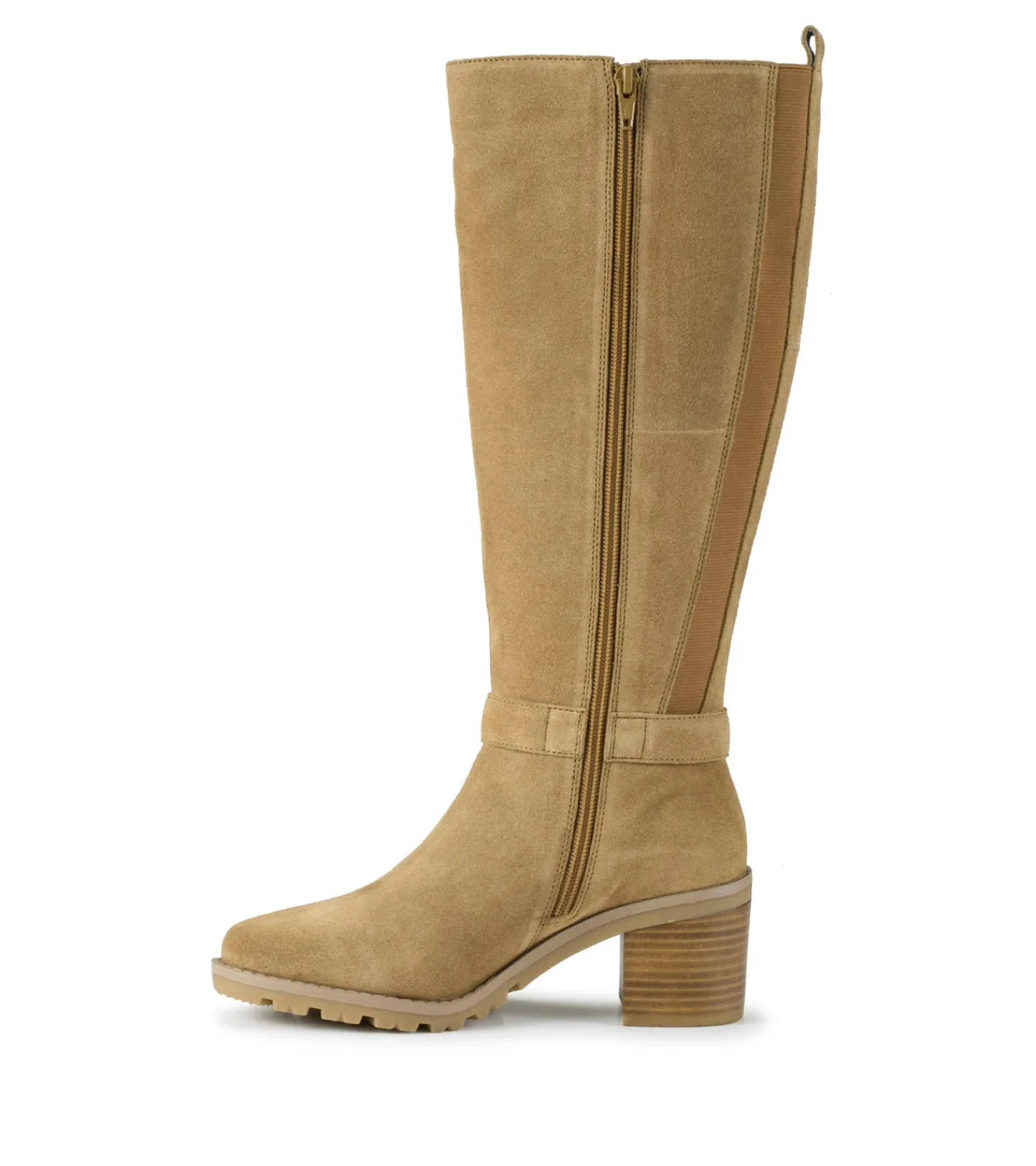 Baretraps Knee High Boots^Della Tall Boot CognacSuede