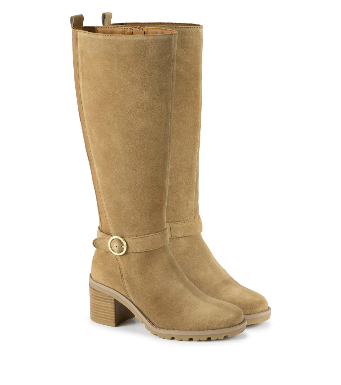 Baretraps Knee High Boots^Della Tall Boot CognacSuede