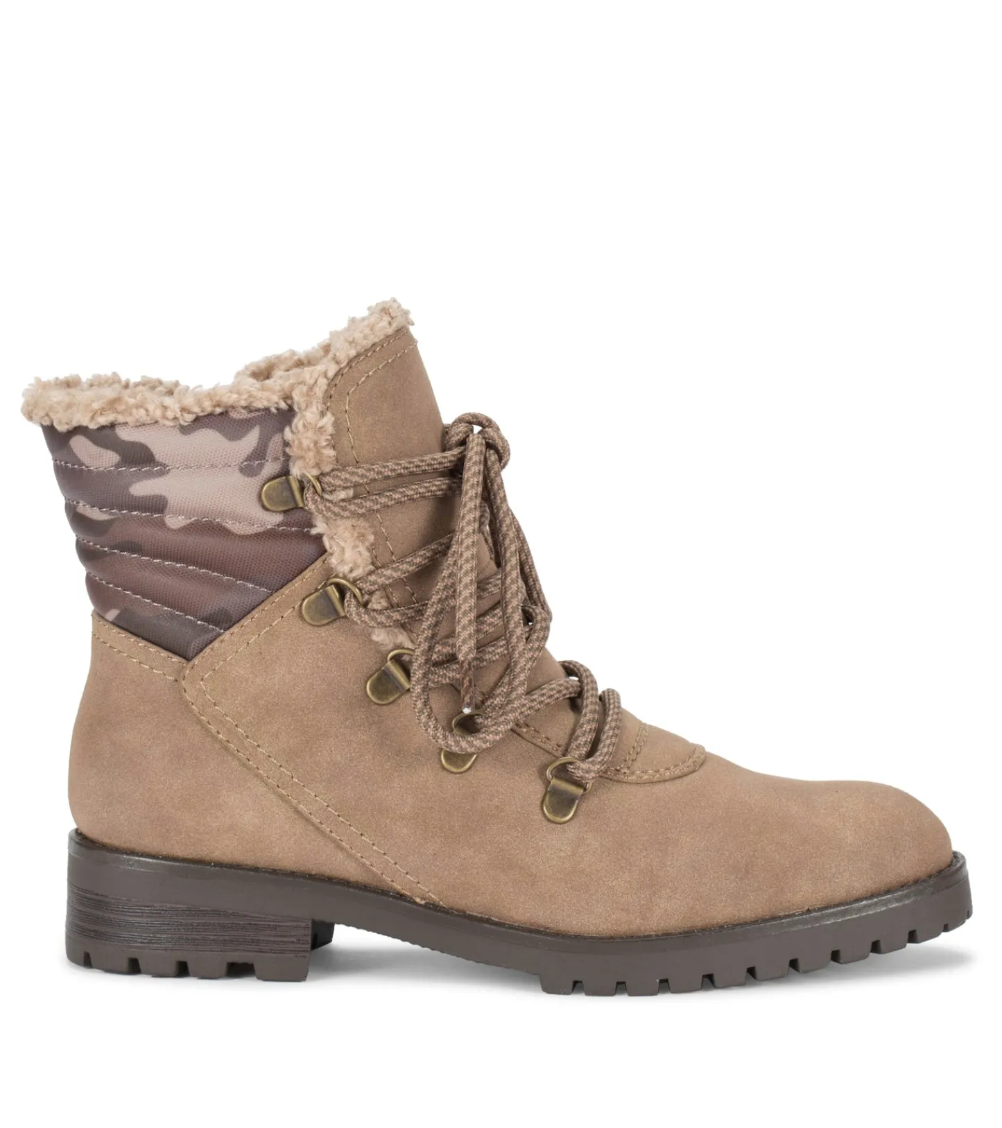Baretraps Booties^Dennison Lace Up Boot MushroomCamo