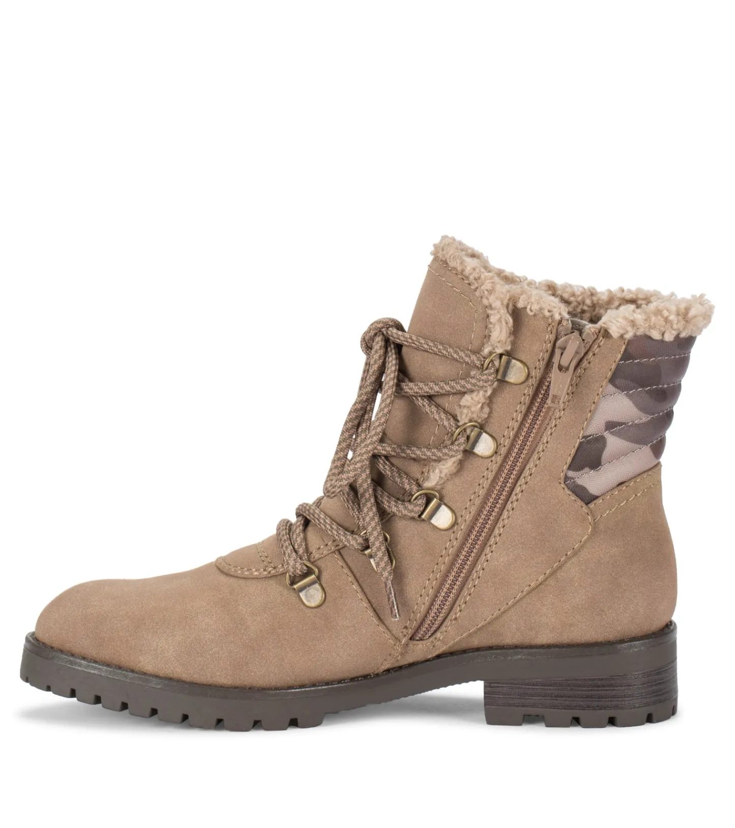 Baretraps Booties^Dennison Lace Up Boot MushroomCamo