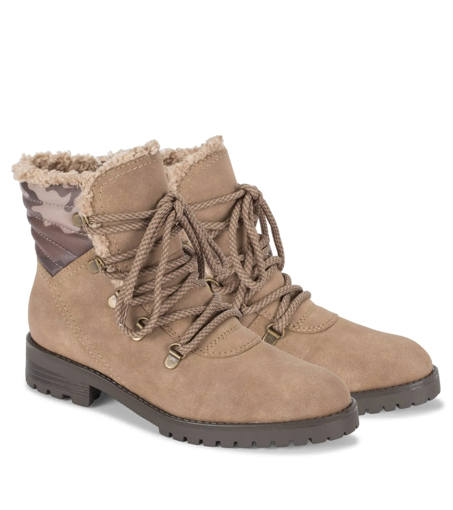 Baretraps Booties^Dennison Lace Up Boot MushroomCamo