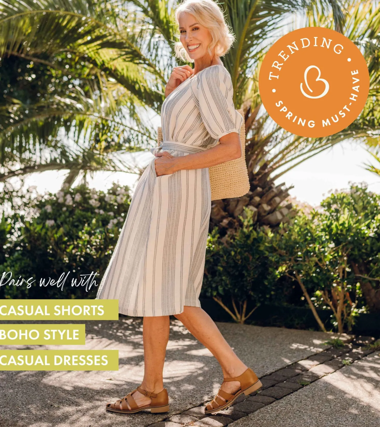 Baretraps Classic Comfort Sandals^Ersula Fisherman Sandal Caramel