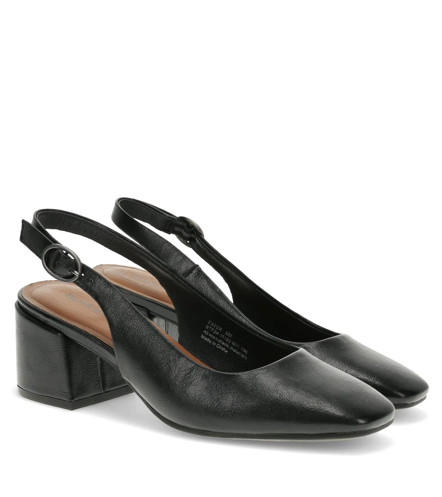 Baretraps Dress Shoes^Ester Block Heel Slingback Pump Black