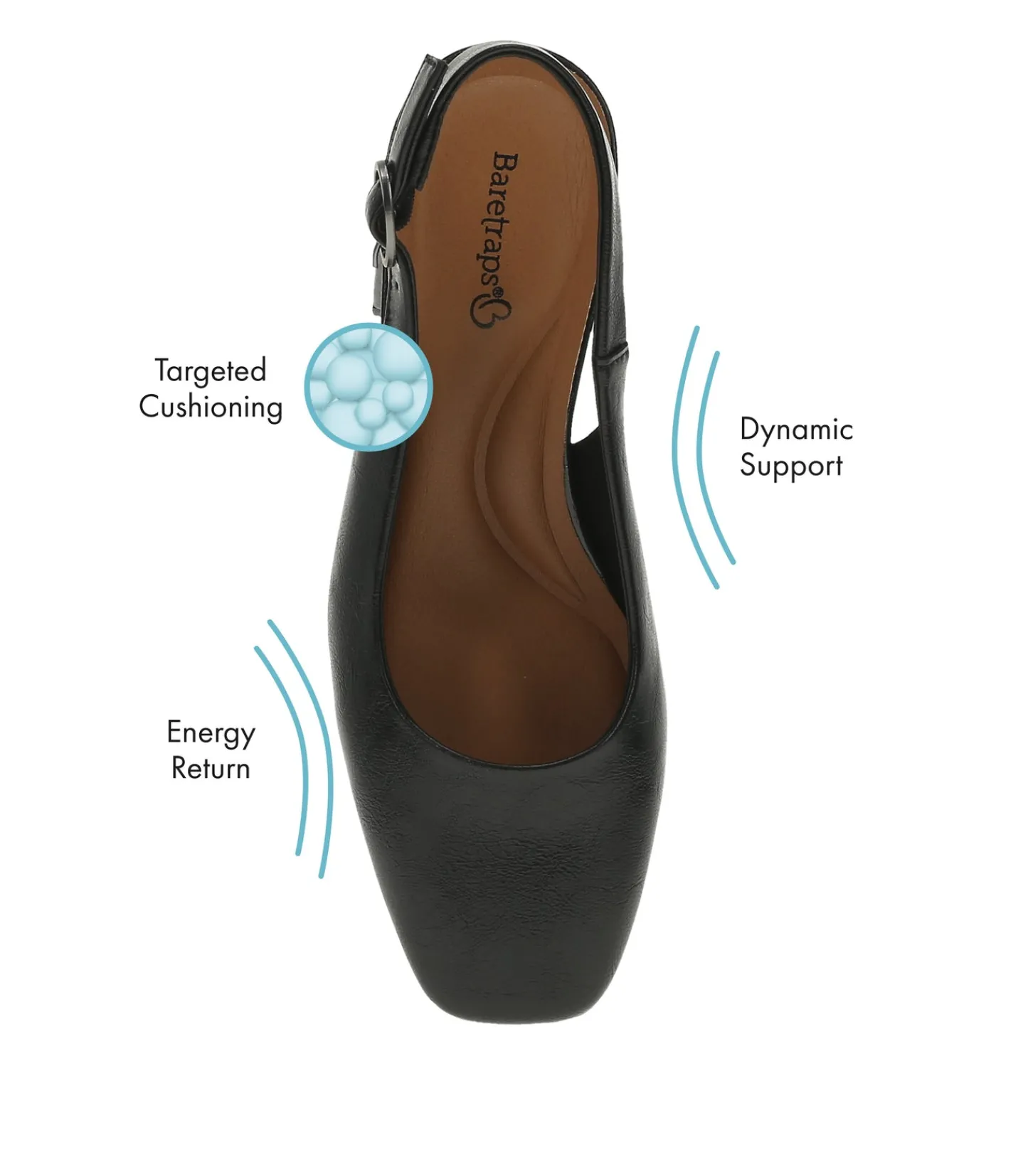 Baretraps Dress Shoes^Ester Block Heel Slingback Pump Black