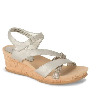 Baretraps Wedge Sandals^Farah Wedge Sandal Champagne