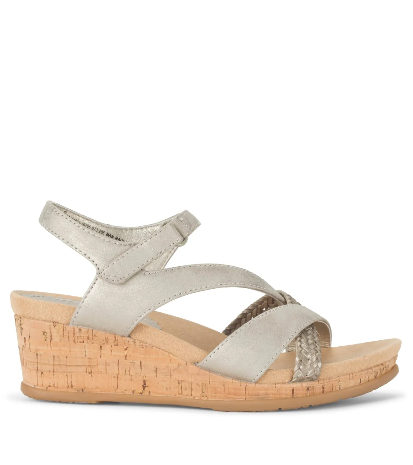 Baretraps Wedge Sandals^Farah Wedge Sandal Champagne