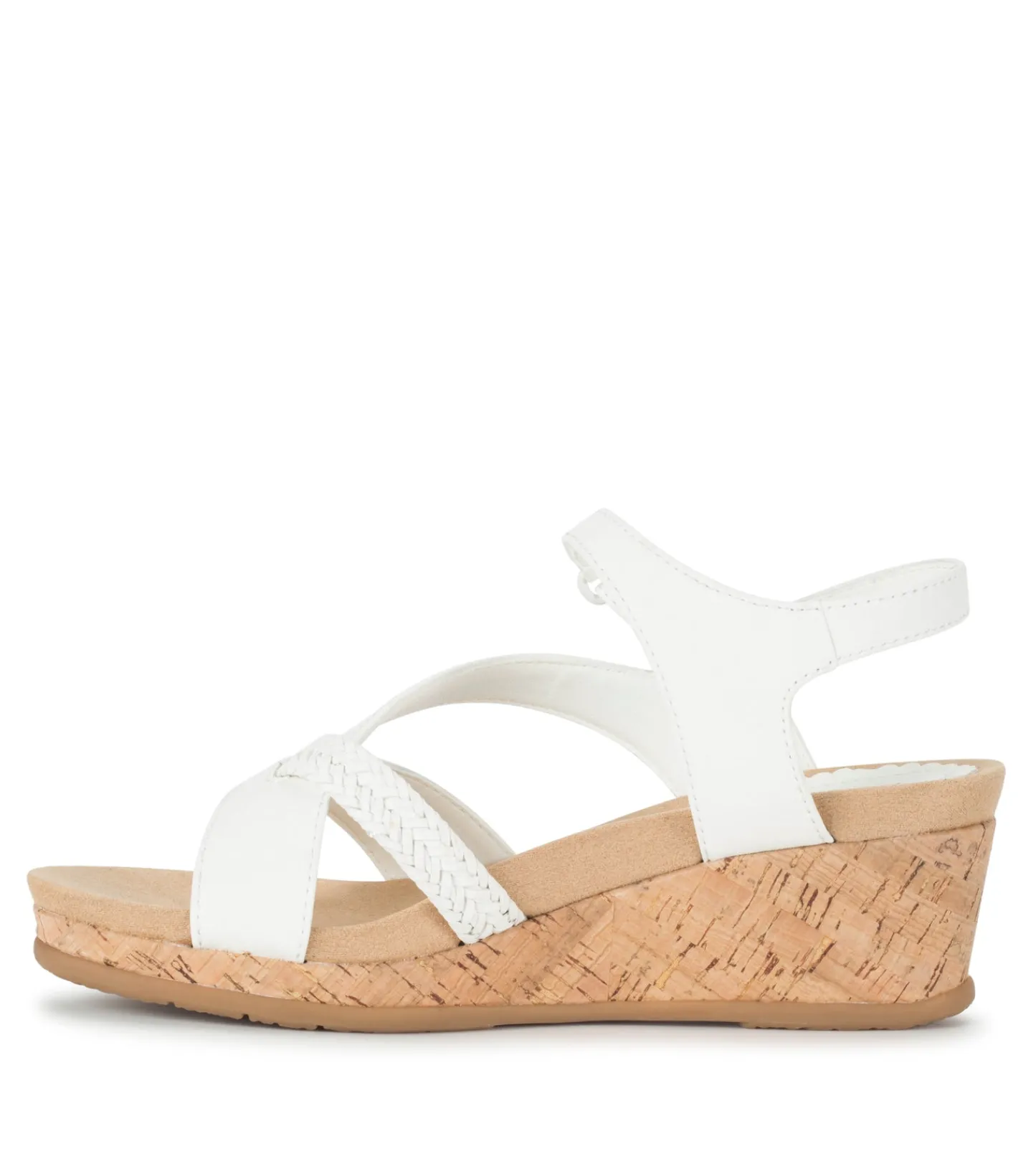Baretraps Wedge Sandals^Farah Wedge Sandal White