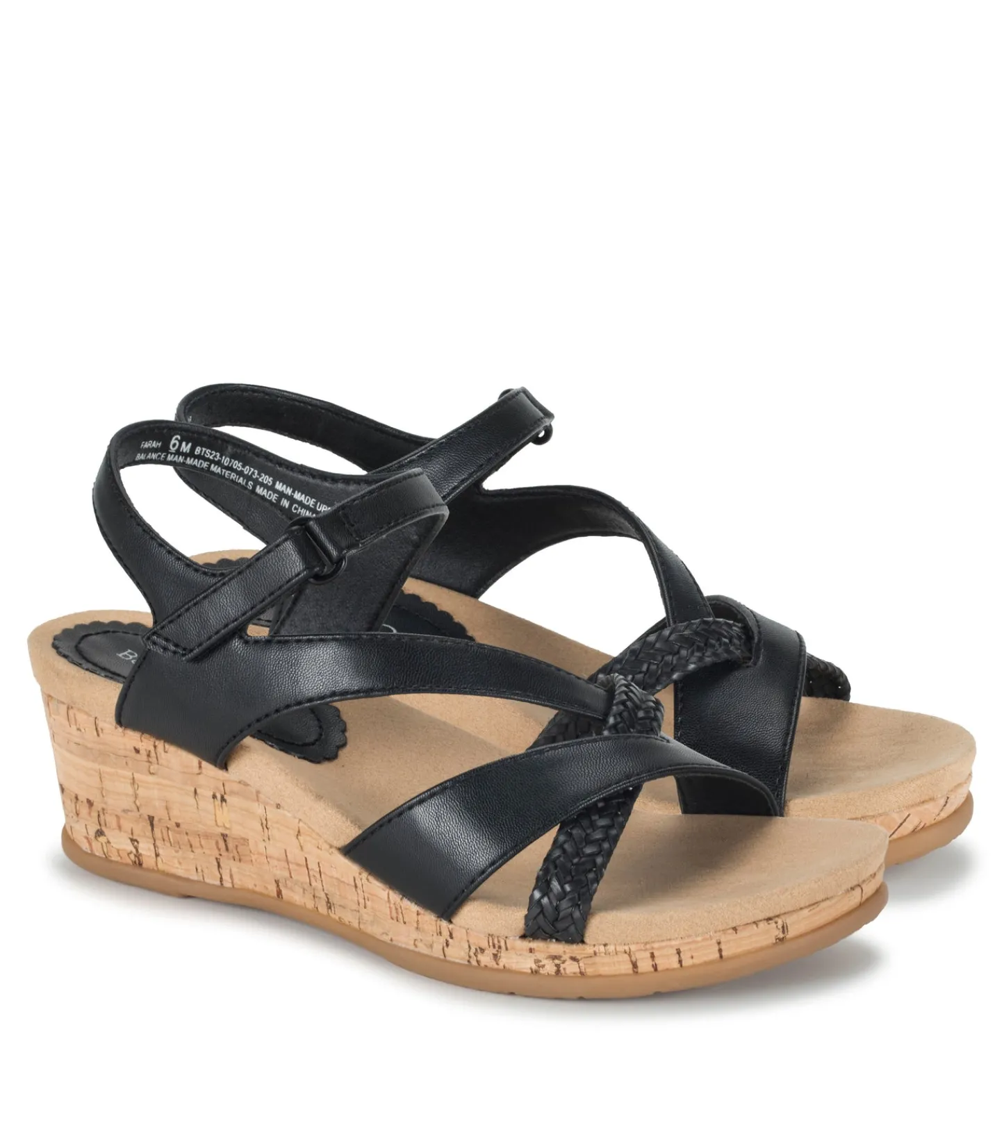 Baretraps Wedge Sandals^Farah Wedge Sandal Black