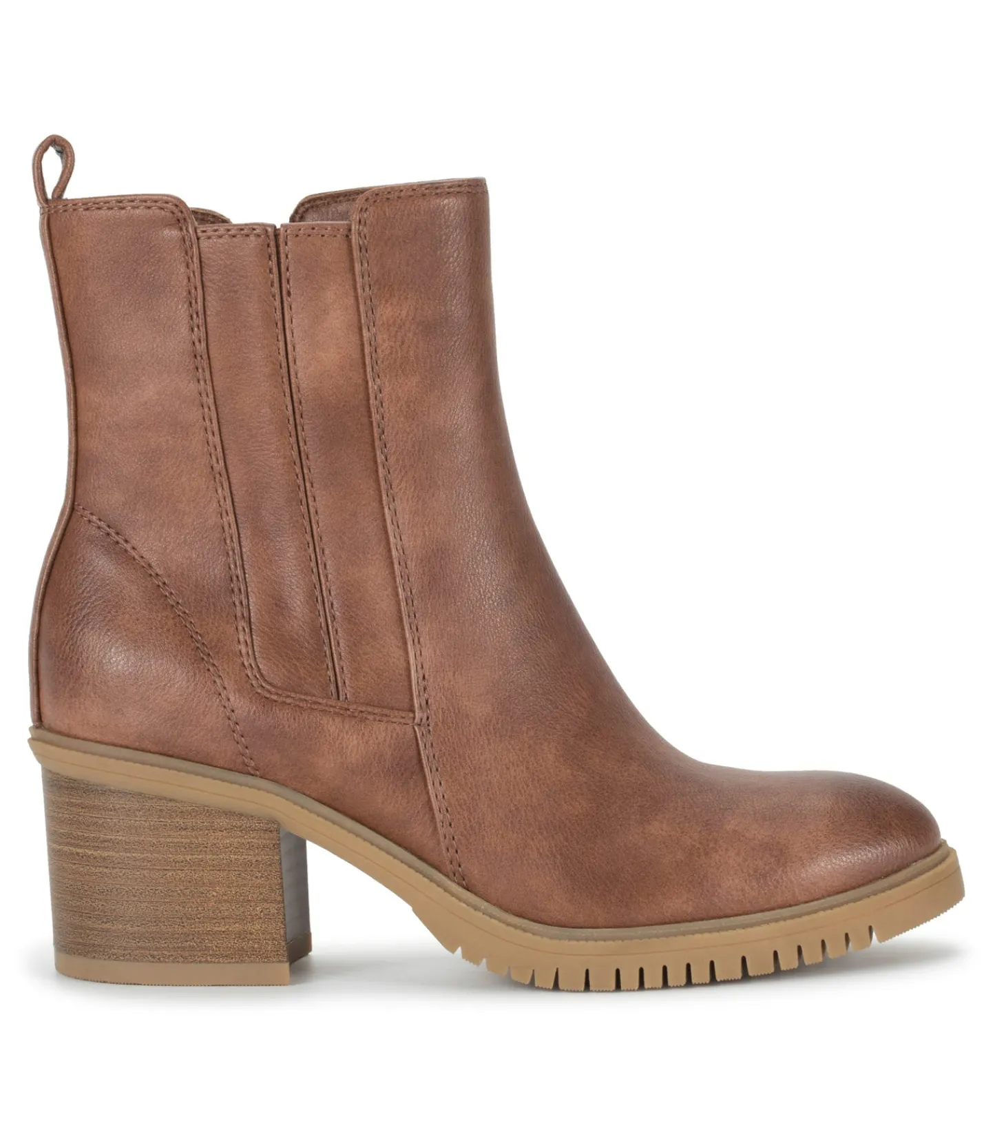 Baretraps Booties^Feeney Block Heel Boot BrushBrown