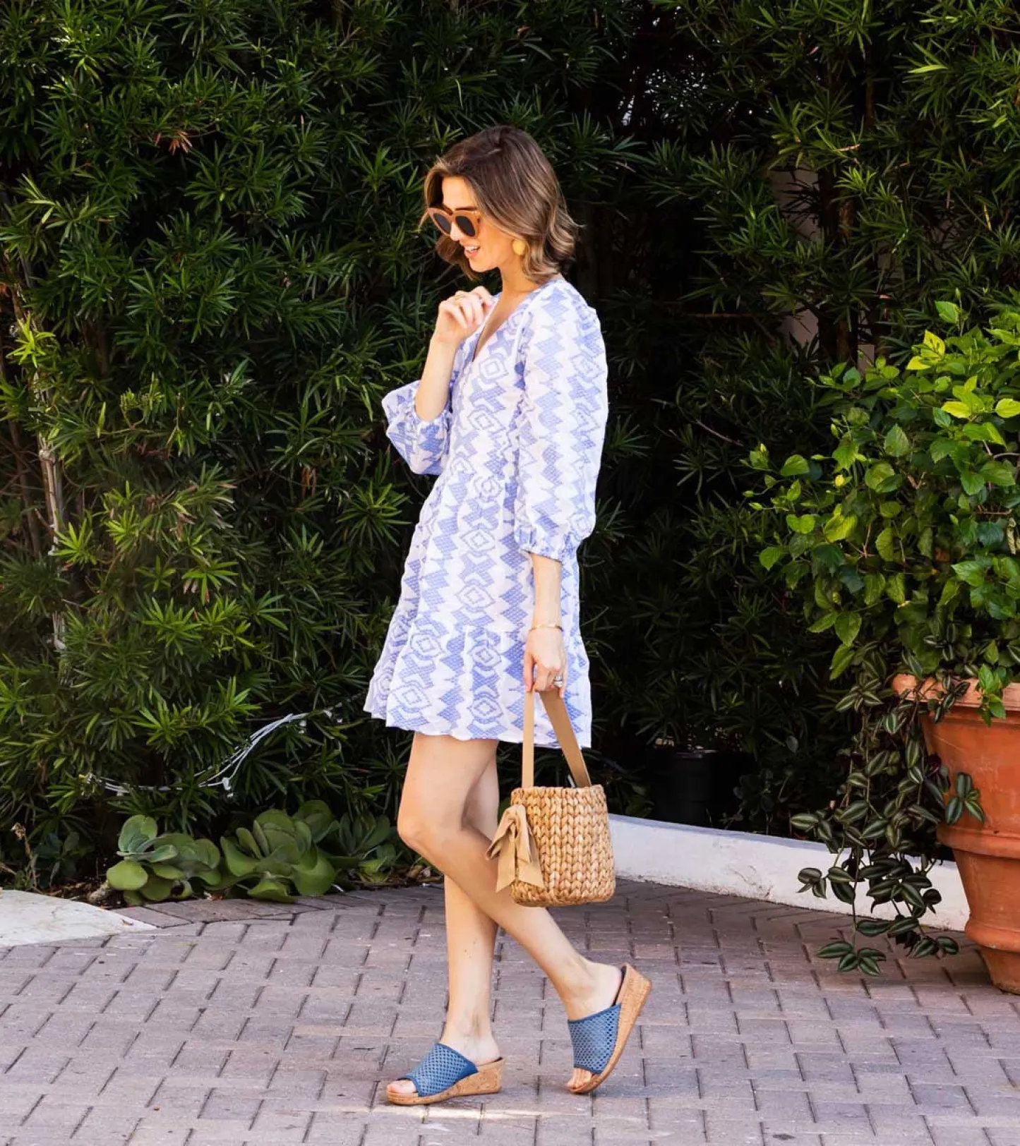 Baretraps Wedge Sandals | Slides & Slip On Sandals^Flossey Wedge Slide Sandal LightBlue