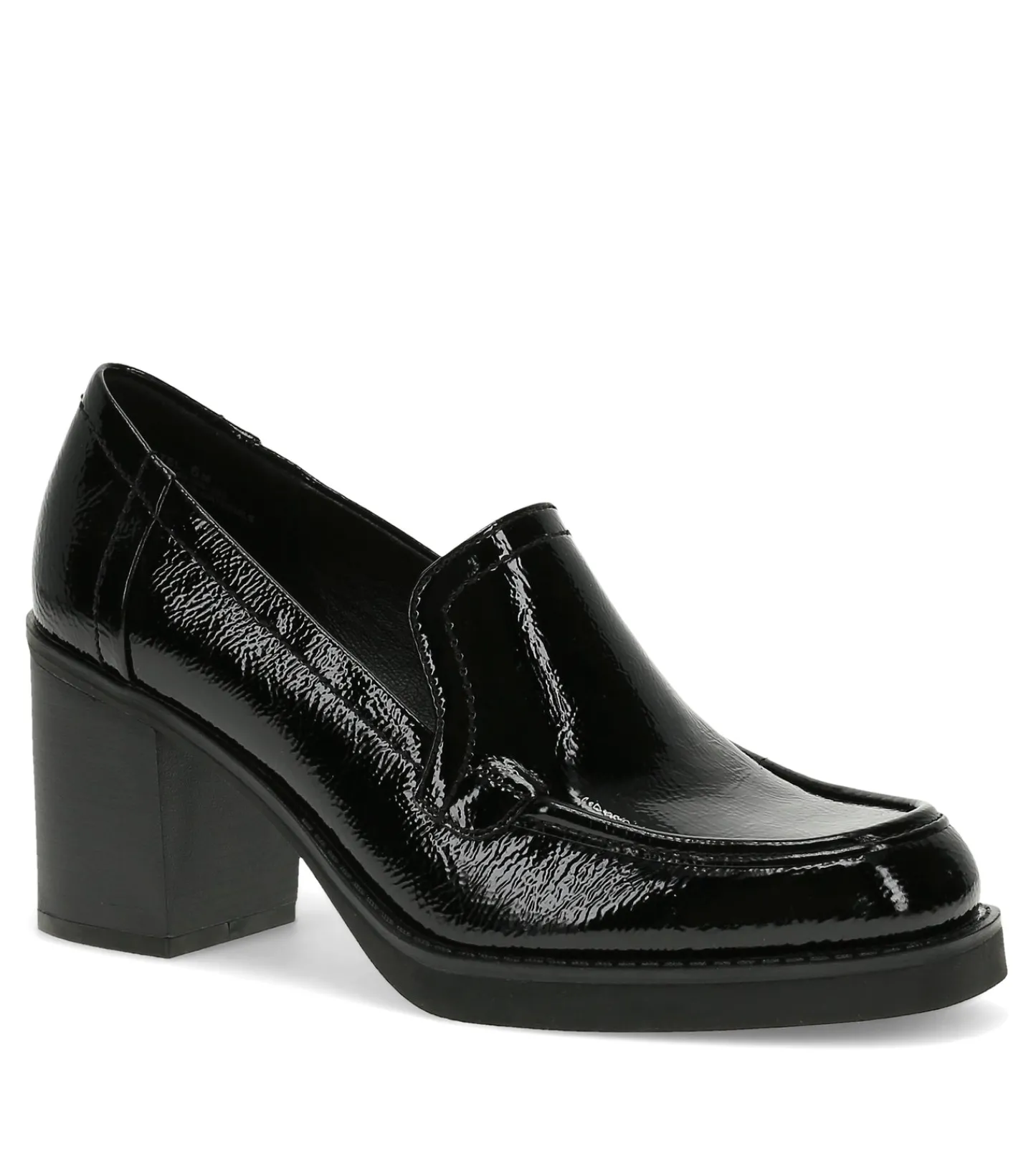 Baretraps Flats & Loafers | Dress Shoes^Gretel Block Heel Loafer BlackPatent