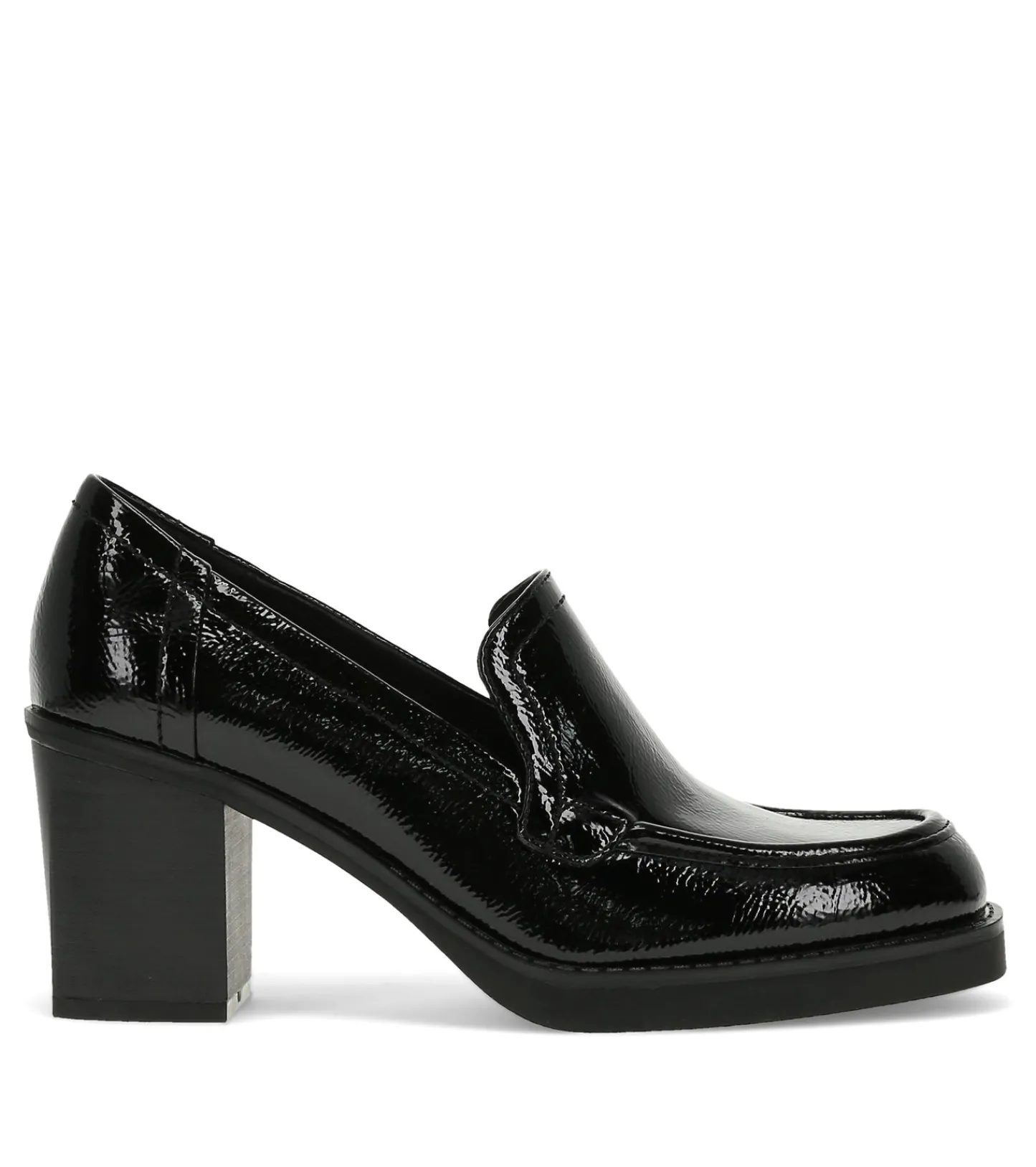 Baretraps Flats & Loafers | Dress Shoes^Gretel Block Heel Loafer BlackPatent